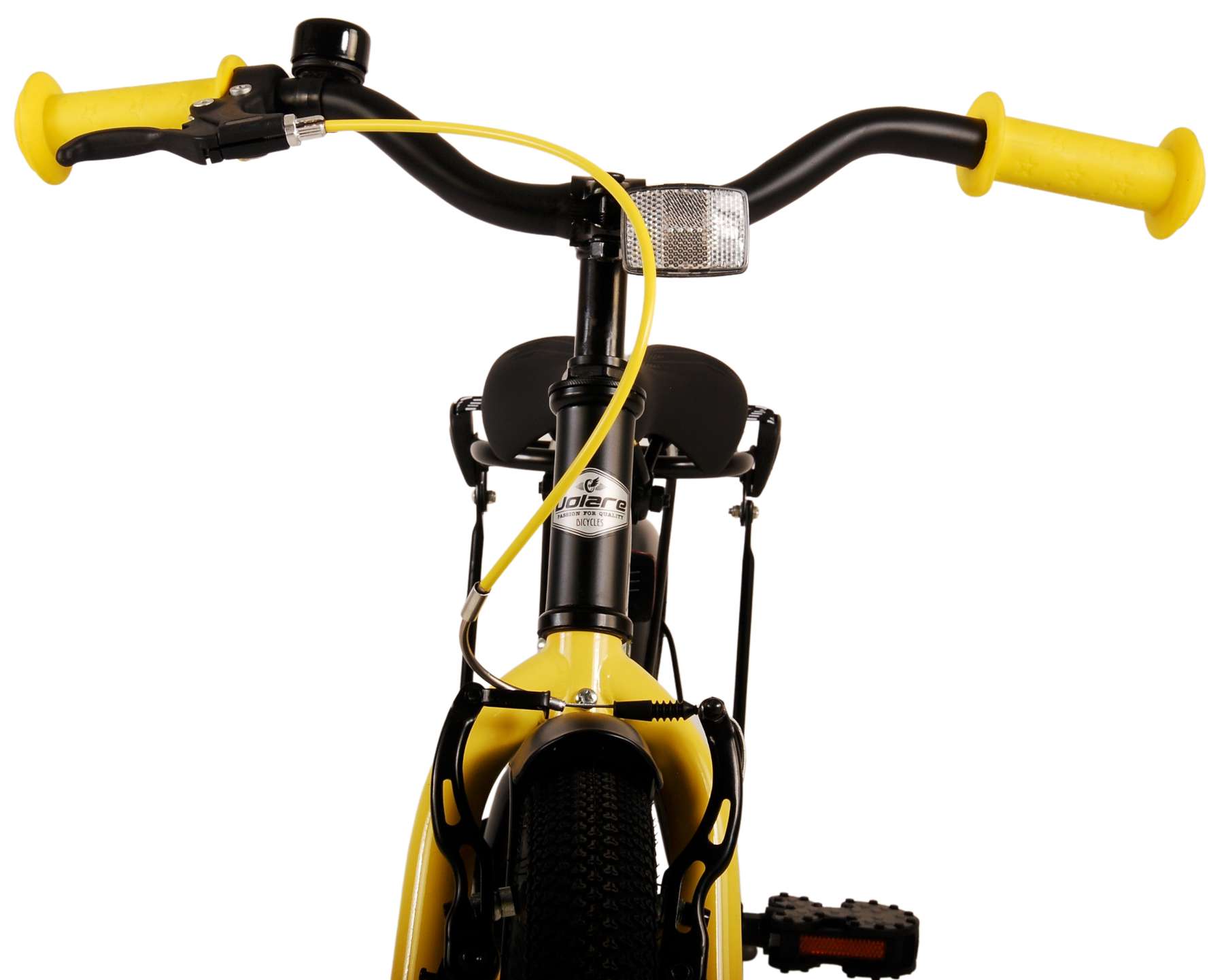 Kinderfahrrad Thombike für Jungen 18 Zoll Kinderrad in Schwarz Gelb