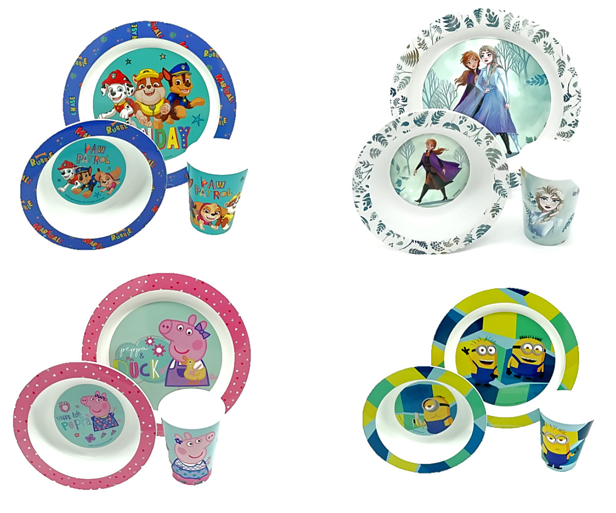 Frozen 2 Kindergeschirr - 3er Set Frozen 2 Kindergeschirr - 3er Set
