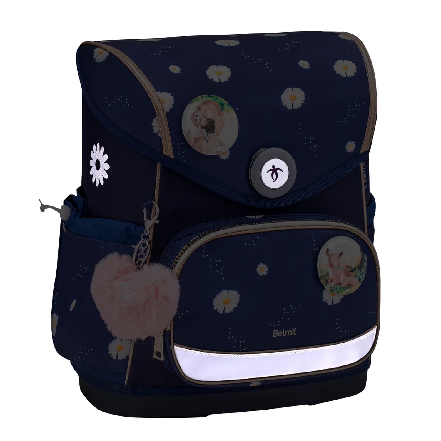 Rucksack Compact Plus Premium Schulranzen Set 5-t. Daisy Federtasche