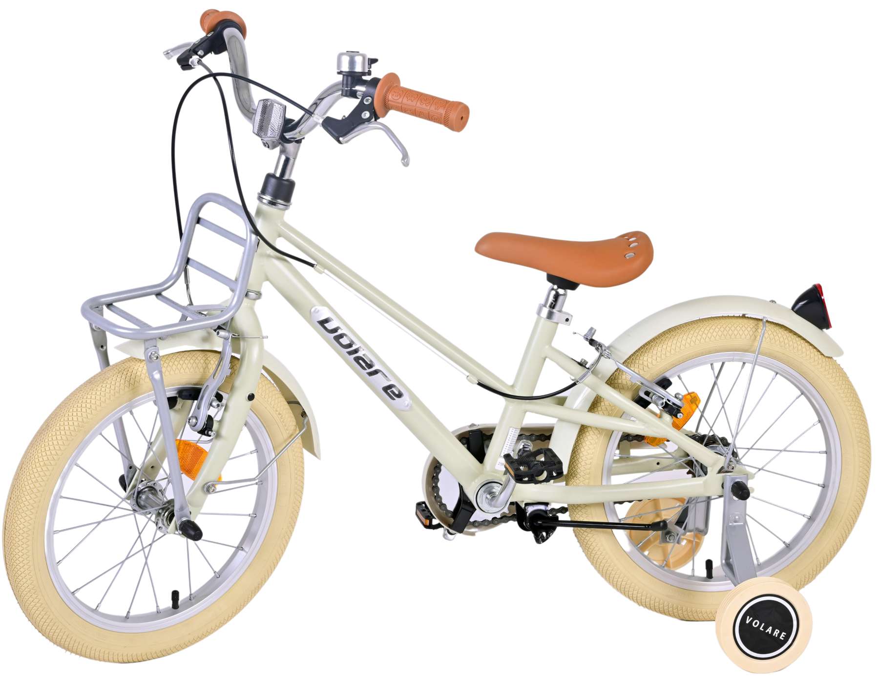 Kinderfahrrad Melody Fahrrad für Mädchen 16 Zoll Kinderrad in Sand