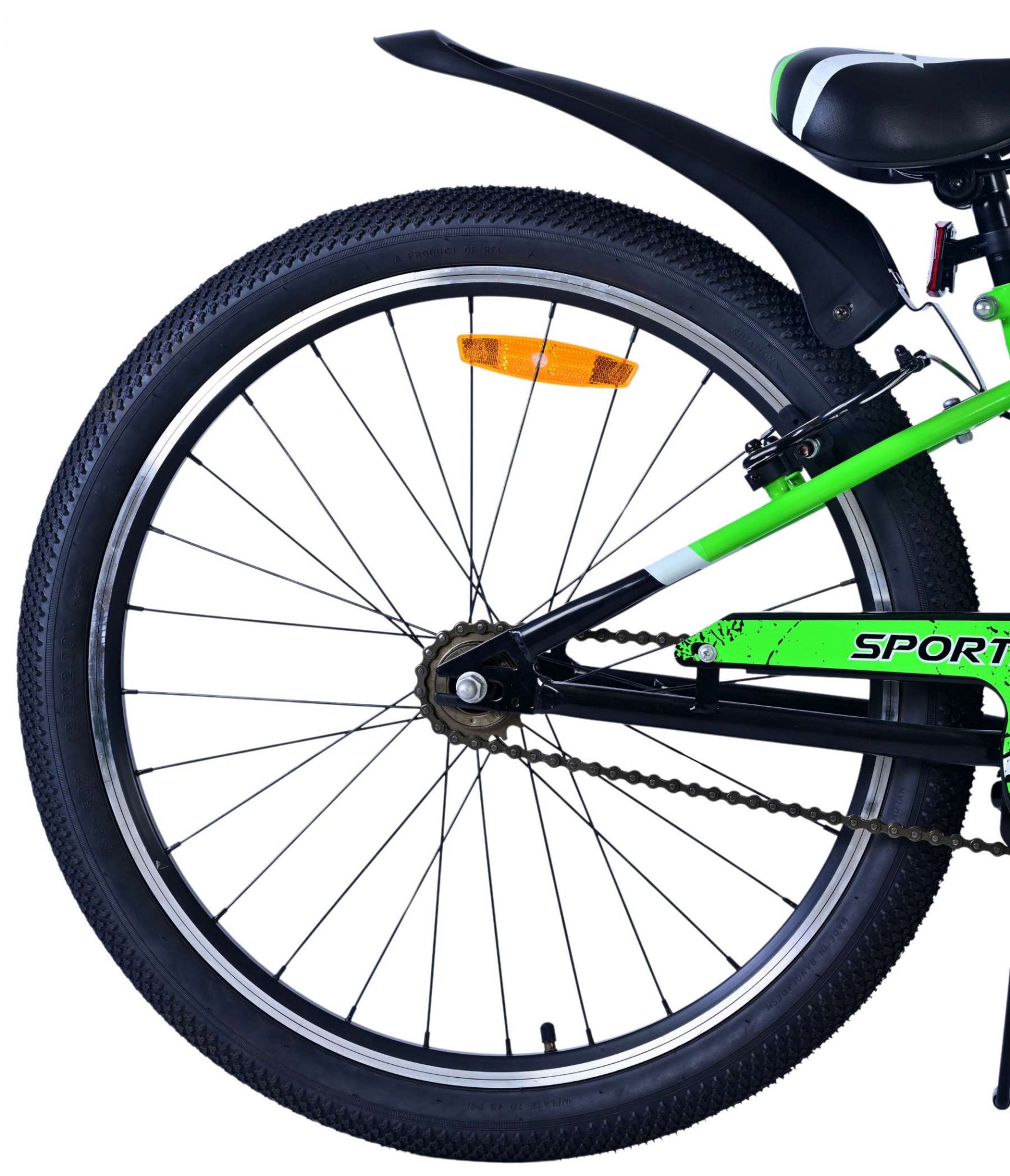 Kinderfahrrad Sportivo Jungen 24 Zoll Kinderrad Grün Zwei Handbremsen Kinderfahrrad Sportivo Jungen 24 Zoll Kinderrad Grün Zwei Handbremsen
