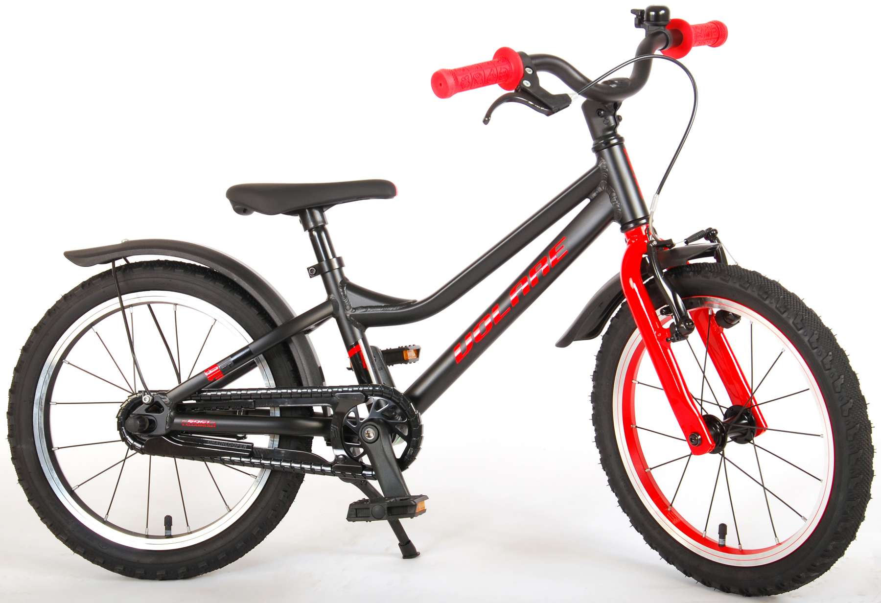 Kinderfahrrad Blaster Fahrrad für Jungen 16 Zoll Kinderrad Schwarz/Rot