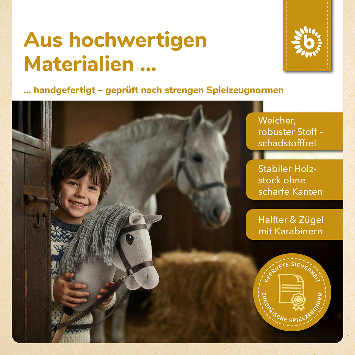 Hobby Horse Grau - Grösse S Hobby Horse Grau - Grösse S