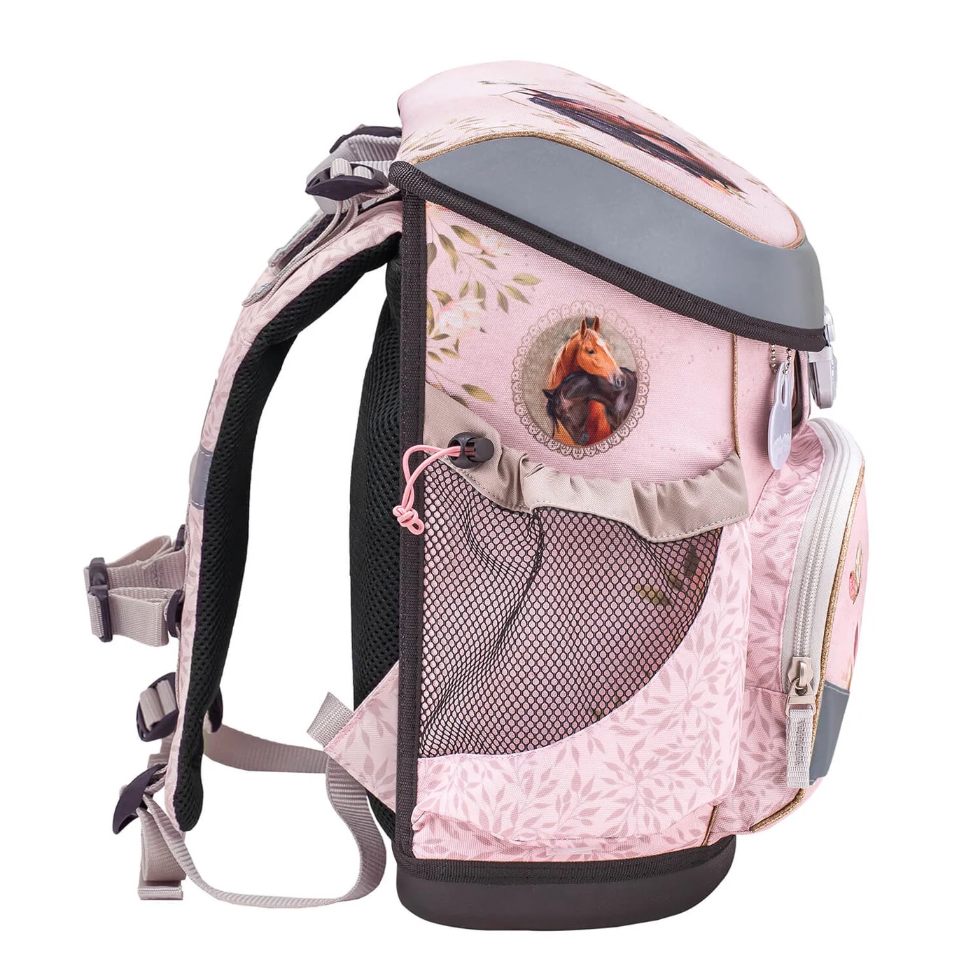 Belmil Mini-Fit ergonomischer Schulranzen-Set 4-teilig " Horse Chestnut " mit Brustgurt Belmil Mini-Fit ergonomischer Schulranzen-Set 4-teilig " Horse Chestnut " mit Brustgurt