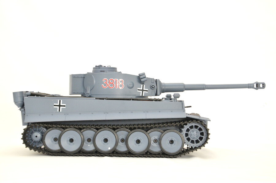 RC Panzer "German Tiger I" 1:16 Graumit mit Rauch und Sound