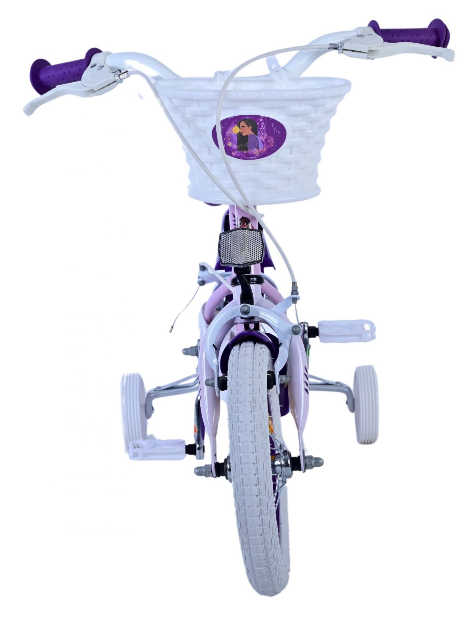 Kinderfahrrad Disney Wish für Mädchen 12 Zoll Kinderrad in Lila 