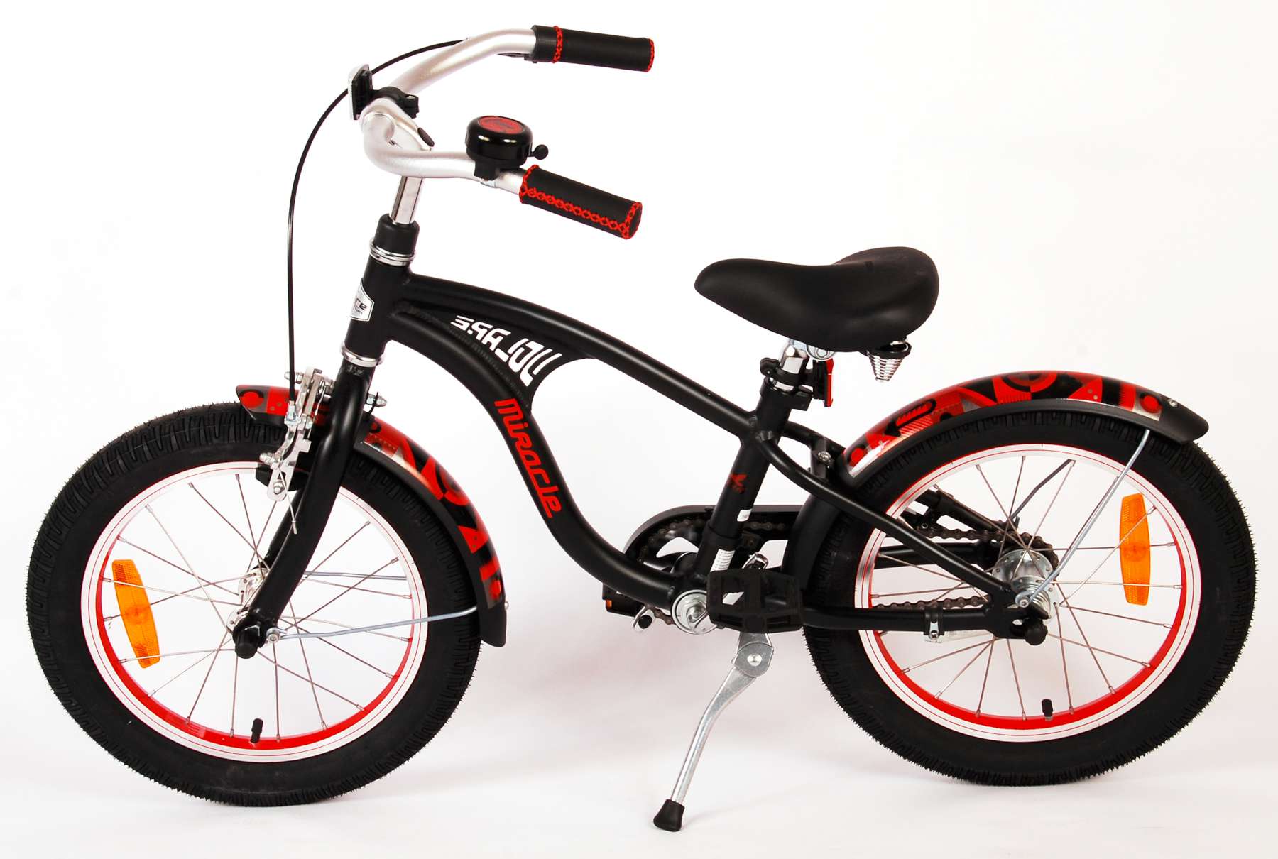 Kinderfahrrad Miracle Cruiser für Jungen 16 Zoll Kinderrad Mattschwarz Kinderfahrrad Miracle Cruiser für Jungen 16 Zoll Kinderrad Mattschwarz