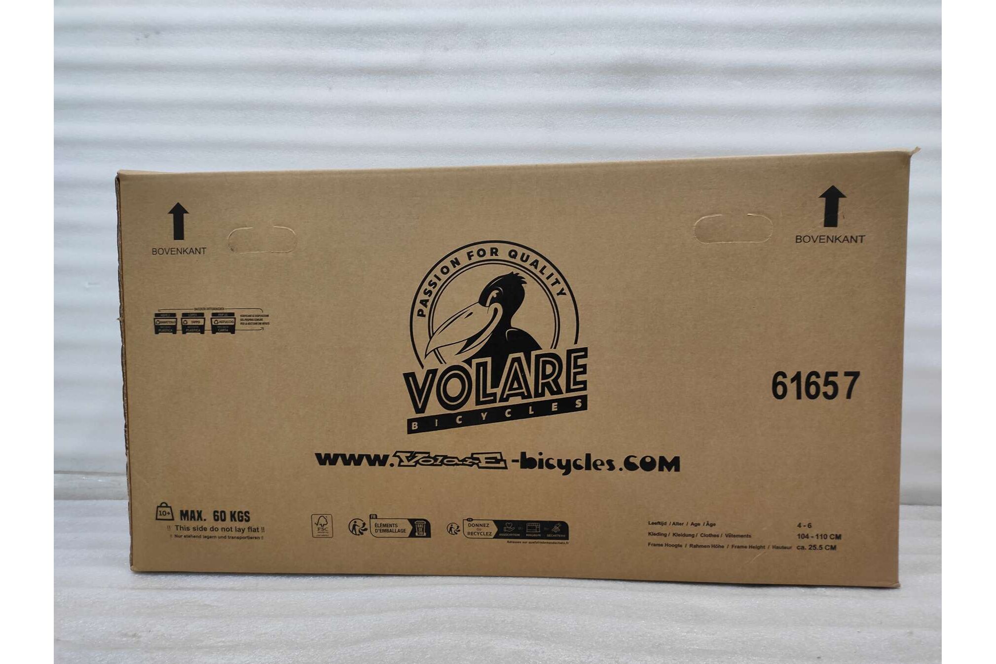 Volare Kinderfahrrad Thombike für Jungen 16 Zoll Kinderrad in Blau-Gelb