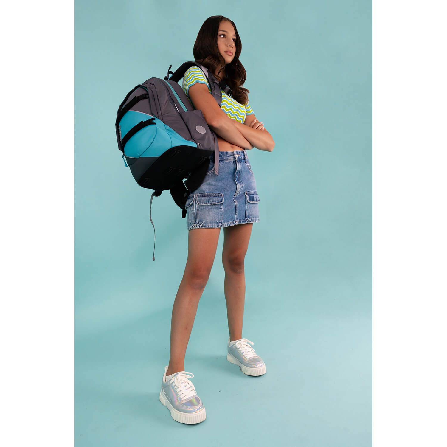 Rucksack Prime Schulrucksack "Grey Lagoon" Rucksack Prime Schulrucksack "Grey Lagoon"