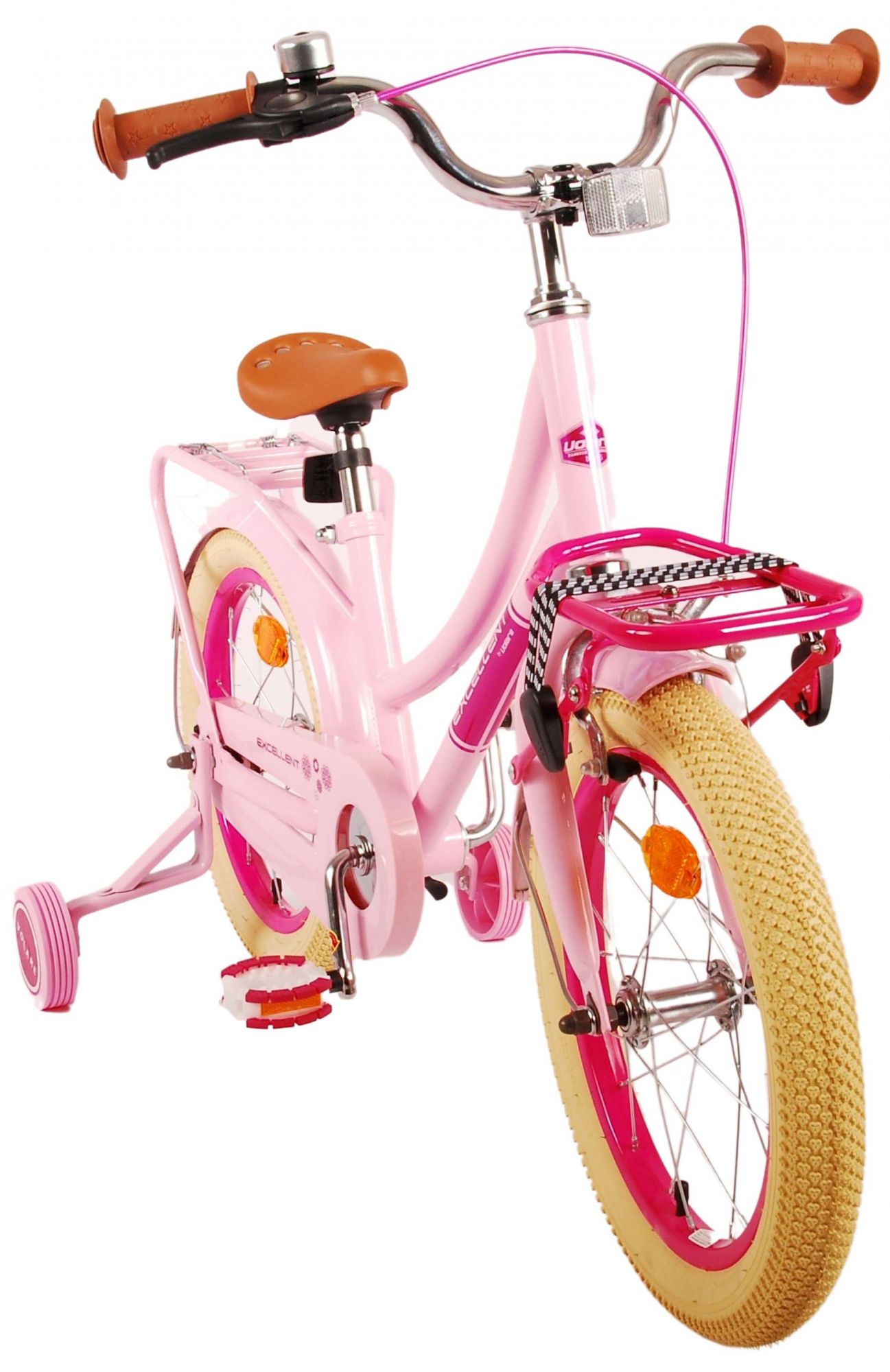 Kinderfahrrad Excellent Fahrrad für Mädchen 16 Zoll Kinderrad in Rosa