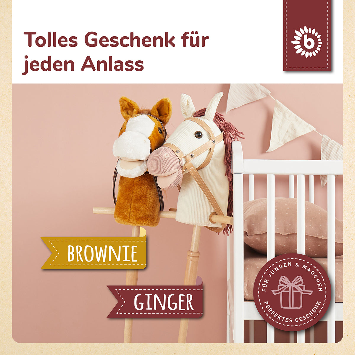 bieco Steckenpferd Ginger bieco Steckenpferd Ginger