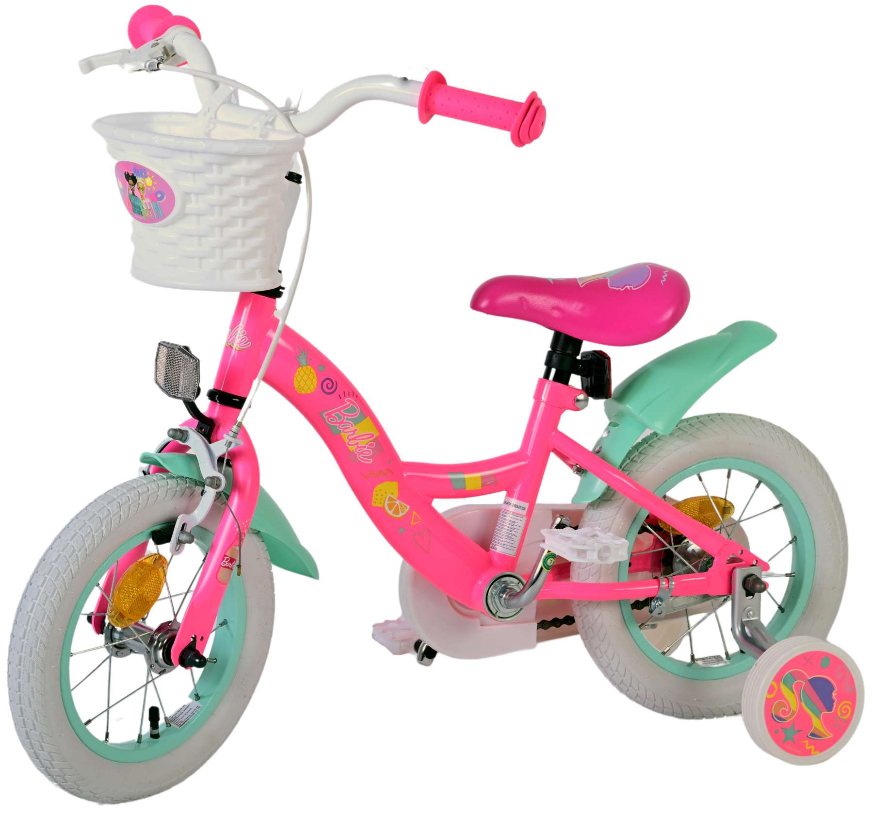 Kinderfahrrad Barbie Fahrrad in Rosa für Mädchen 12 Zoll Kinderrad