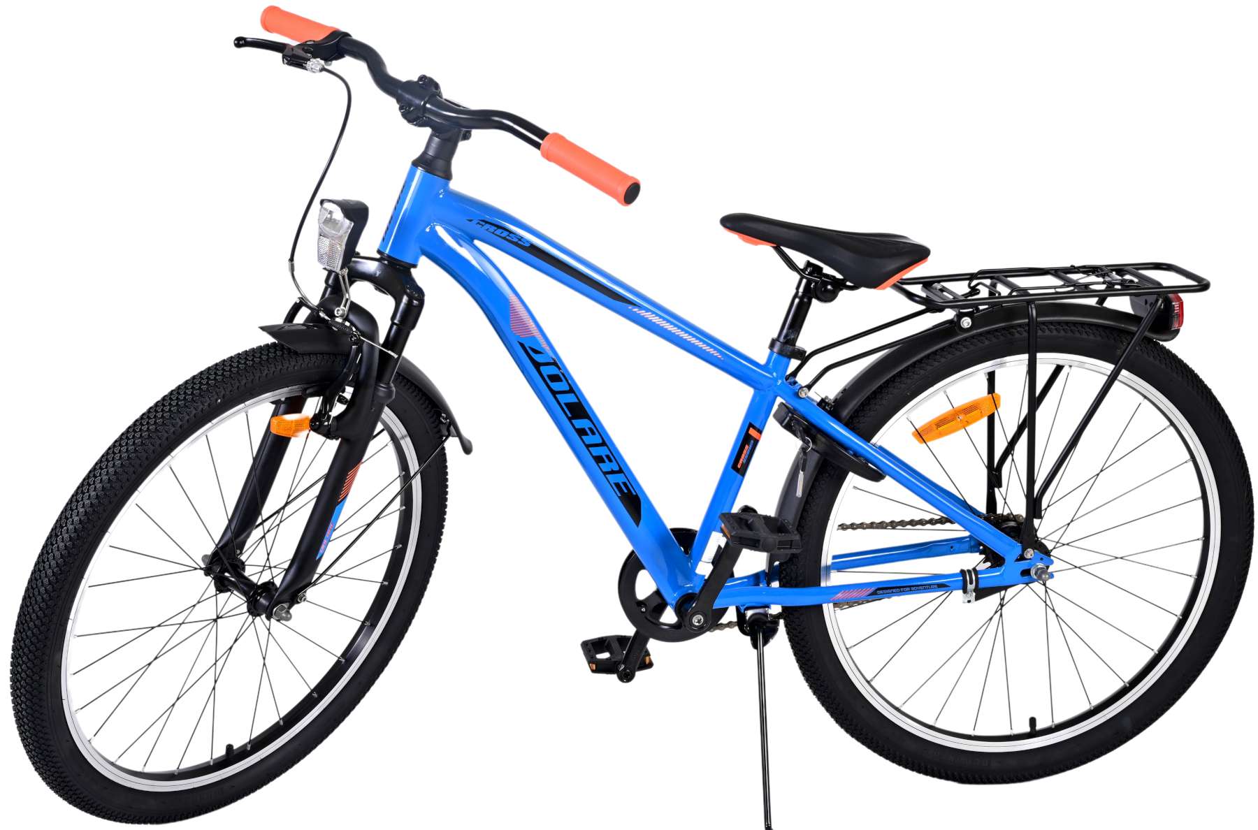 Kinderfahrrad Cross für Jungen 24 Zoll Kinderrad in Blau