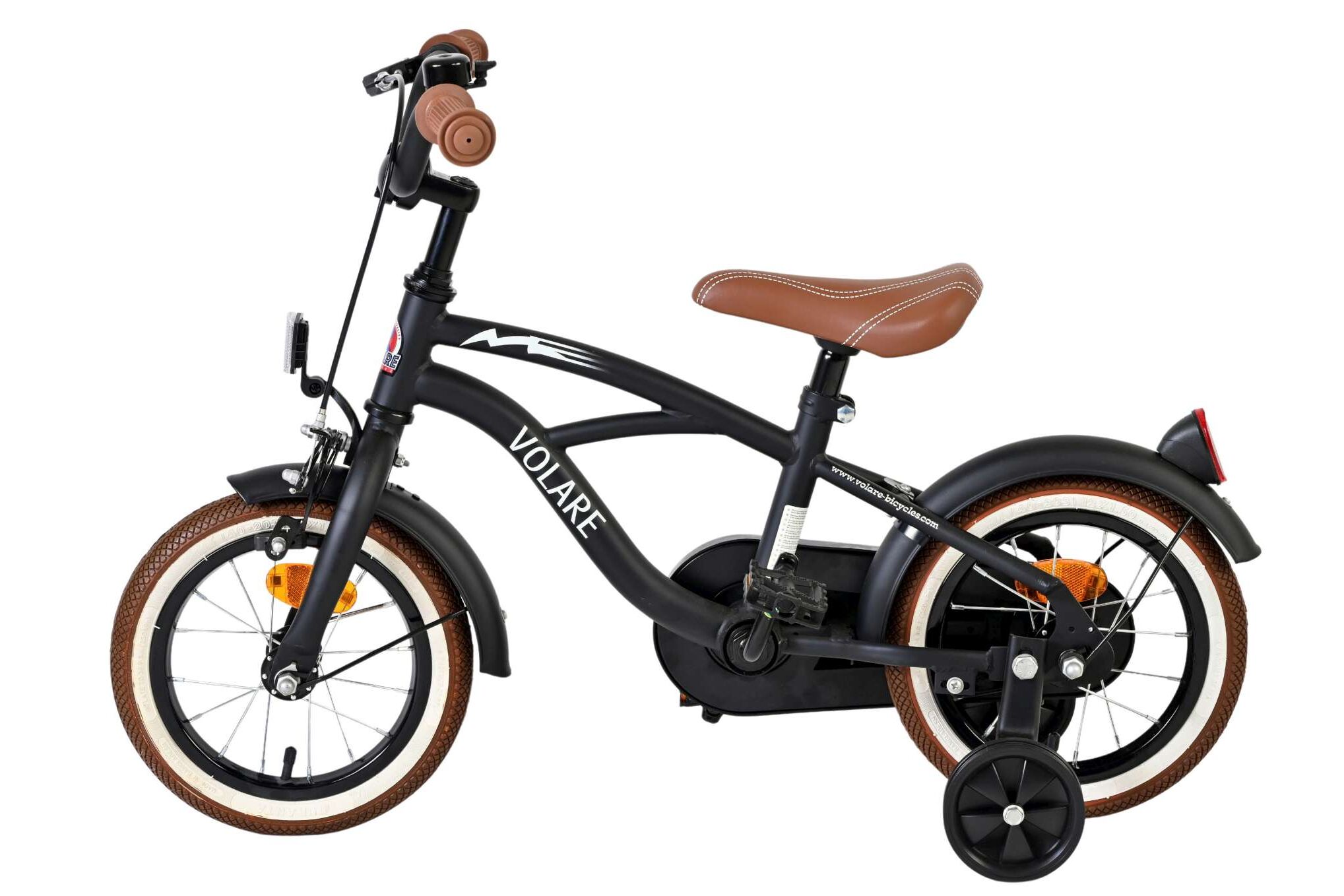 Volare Kinderfahrrad Black Cruiser für Jungen 12 Zoll Kinderrad in Schwarz Volare Kinderfahrrad Black Cruiser für Jungen 12 Zoll Kinderrad in Schwarz