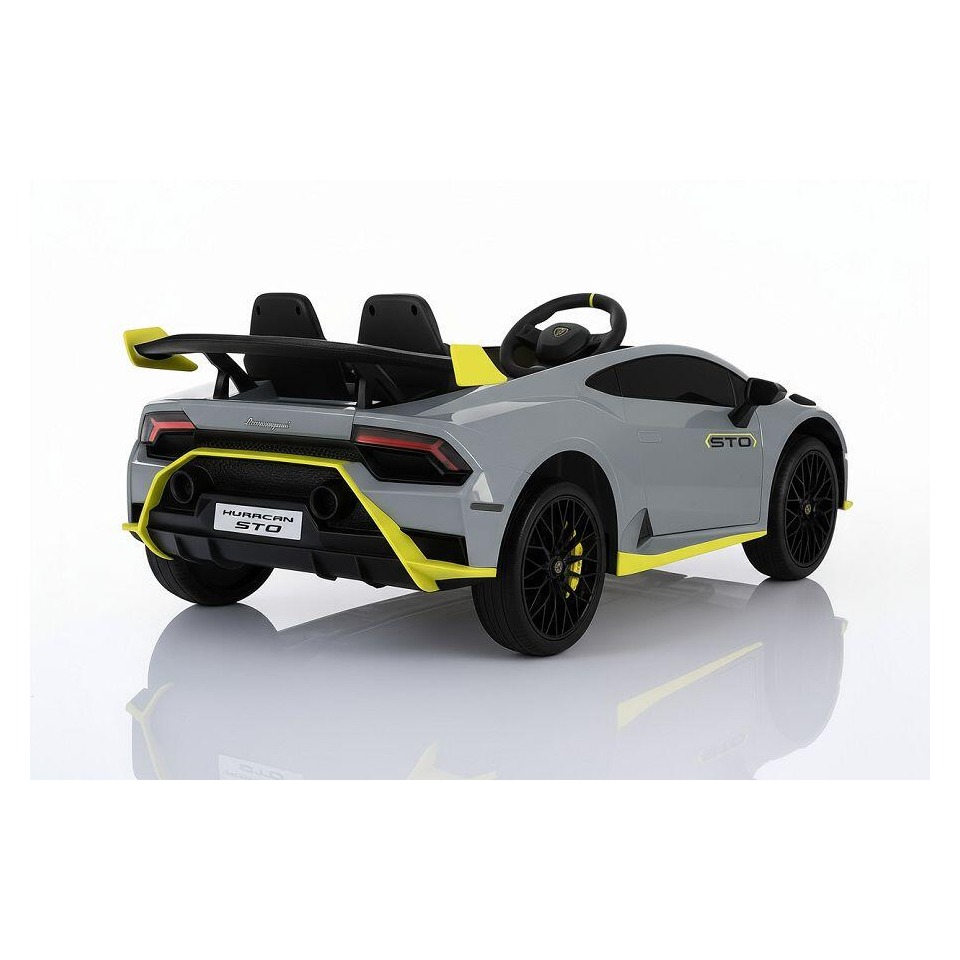 ES-Toys Elektro Kinderauto „Lamborghini Huracan STO Drift“ – lizenziert – 24V Akku, 2 Motoren- 2,4Ghz Fernsteuerung, MP3, Ledersitz+EVA – Weiss ES-Toys Elektro Kinderauto „Lamborghini Huracan STO Drift“ – lizenziert – 24V Akku, 2 Motoren- 2,4Ghz Fernsteuerung, MP3, Ledersitz+EVA – Weiss