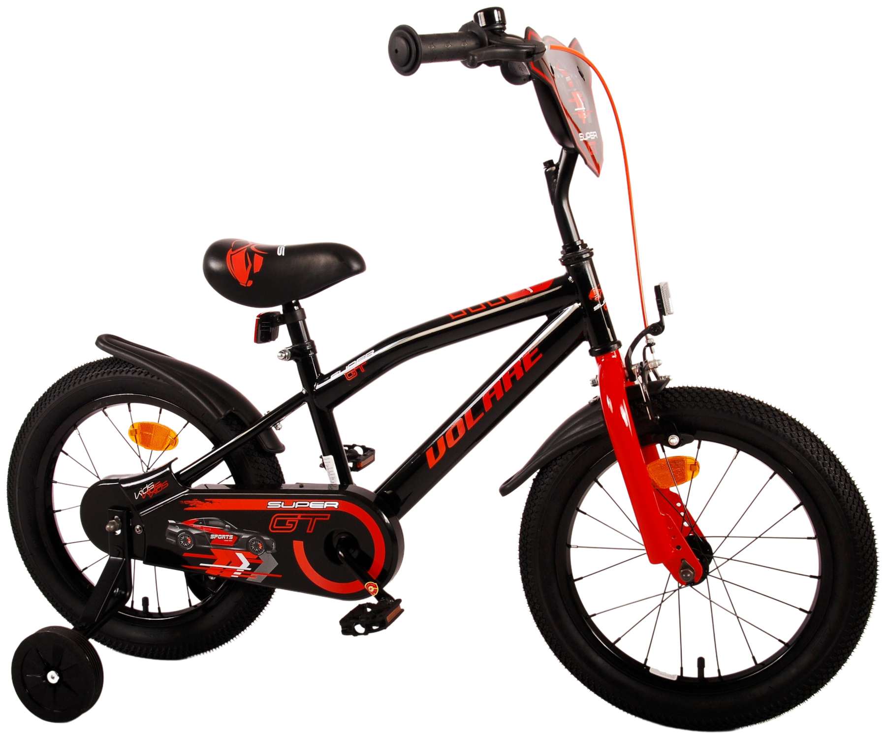 Kinderfahrrad Super Fahrrad GT für Jungen 16 Zoll Kinderrad in Rot