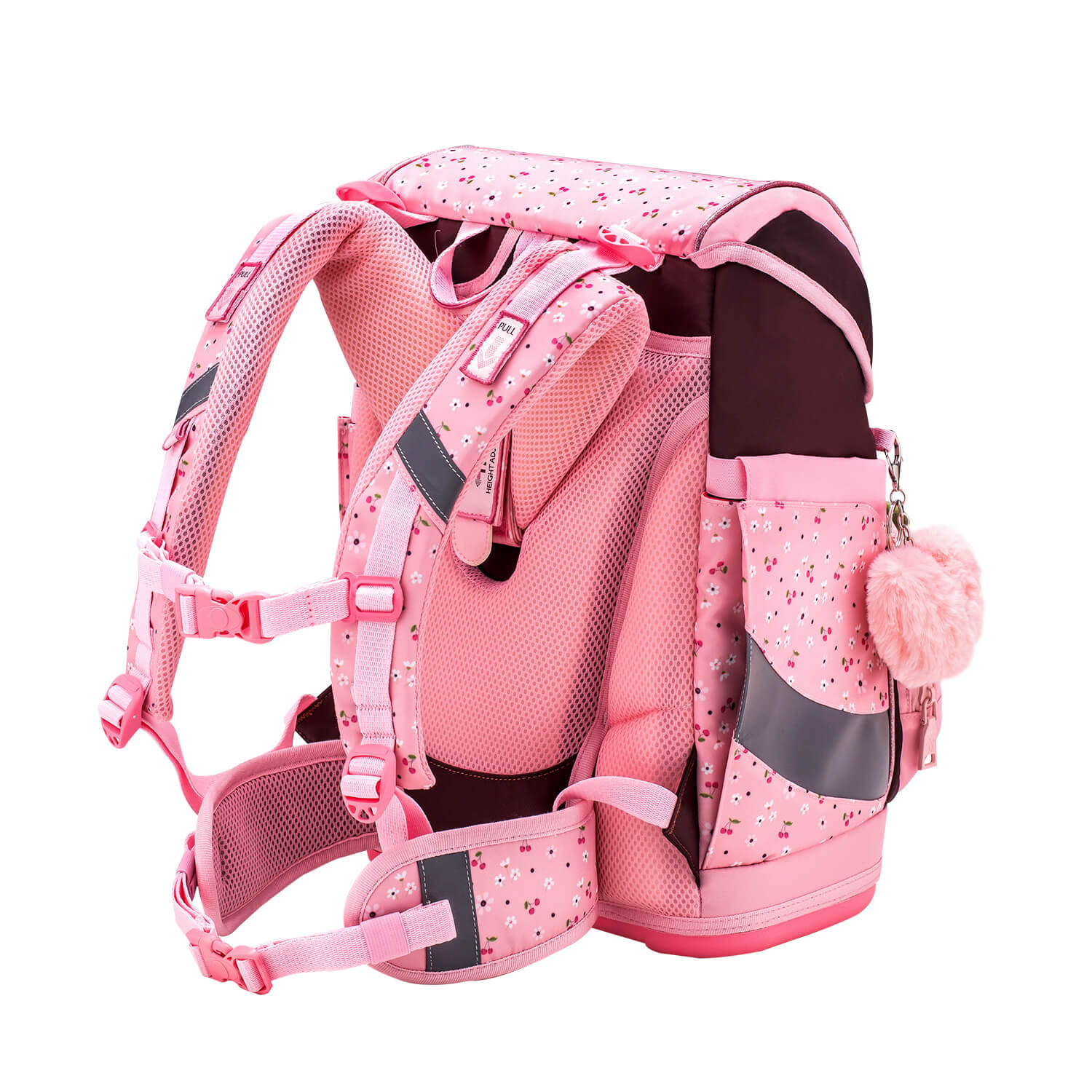 Rucksack Smarty Plus Premium Schulranzen Set 4-teilig Cherry Blossom