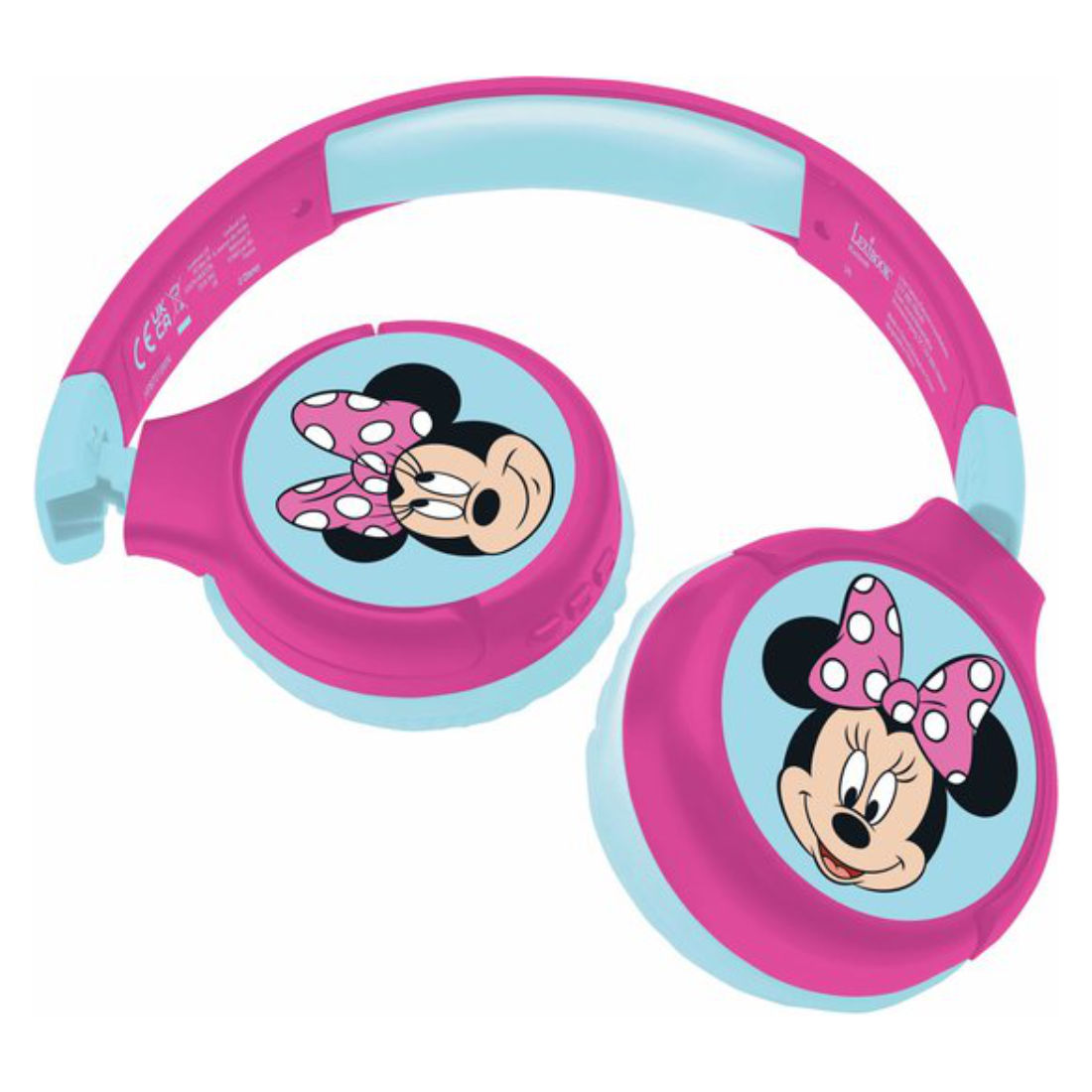 Disney Minnie Mouse 2in1 Bluetooth und Kabel, faltbare Kopfhörer