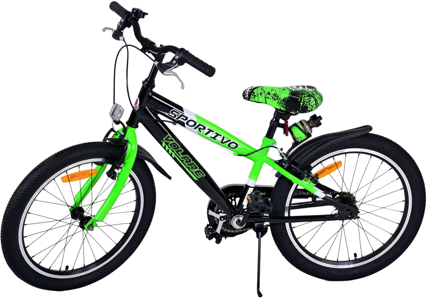 Kinderfahrrad Sportivo für Jungen 20 Zoll Kinderrad in Schwarz/Grün Kinderfahrrad Sportivo für Jungen 20 Zoll Kinderrad in Schwarz/Grün