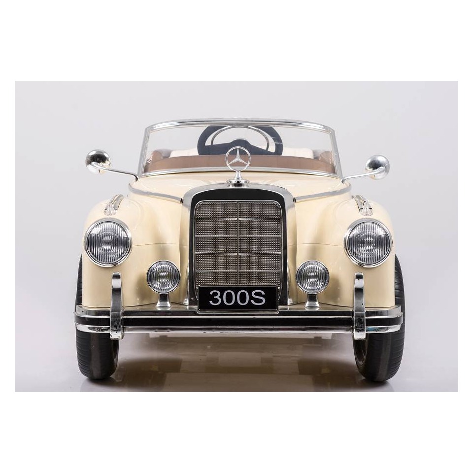 ES-Toys Elektro Kinderfahrzeug – Kinderauto „Mercedes 300S“ Oldtimer – lizenziert – 12V7AH – 2,4Ghz, MP3, Ledersitz+EVA ES-Toys Elektro Kinderfahrzeug – Kinderauto „Mercedes 300S“ Oldtimer – lizenziert – 12V7AH – 2,4Ghz, MP3, Ledersitz+EVA