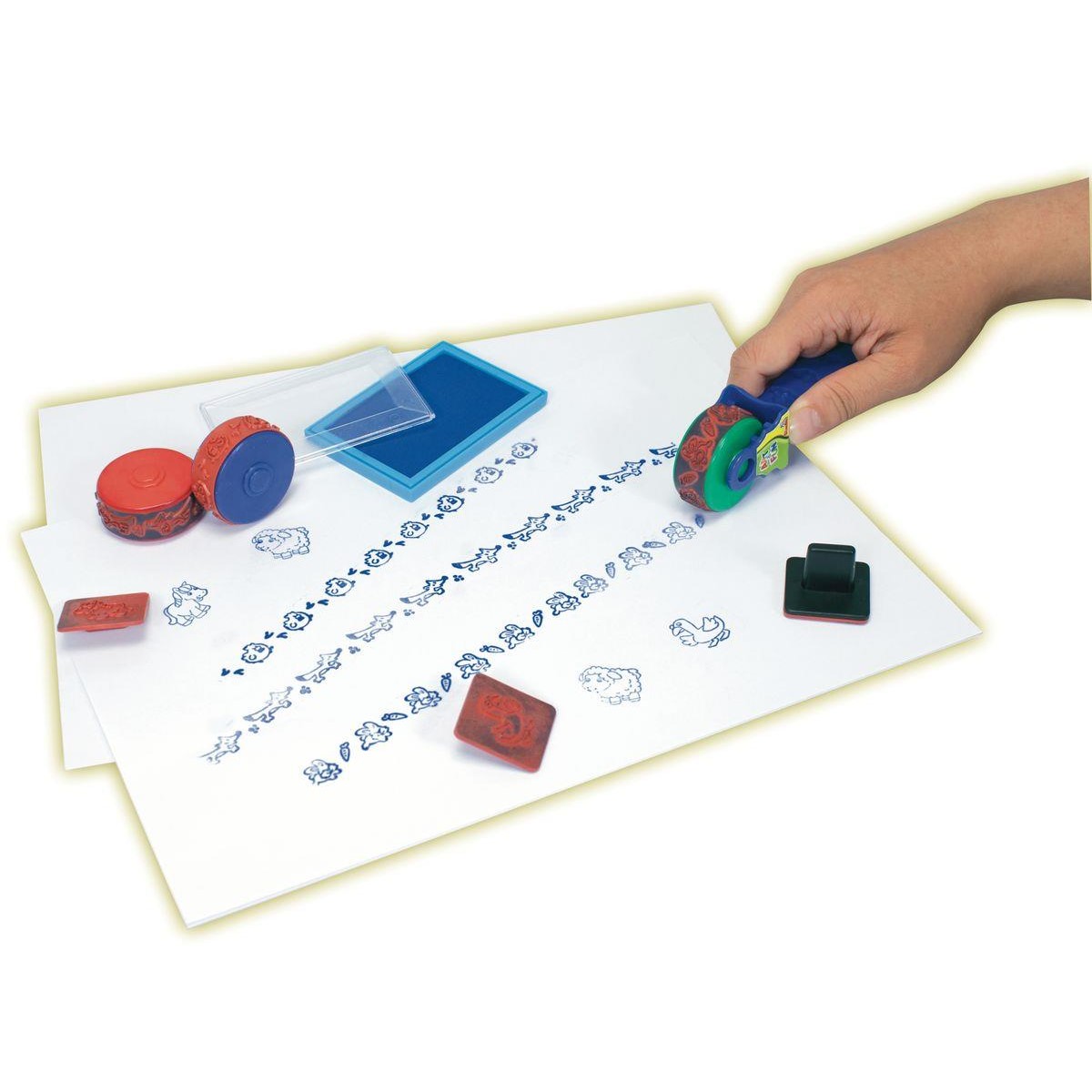 Stempelset mit Rolle Stempelset mit Rolle