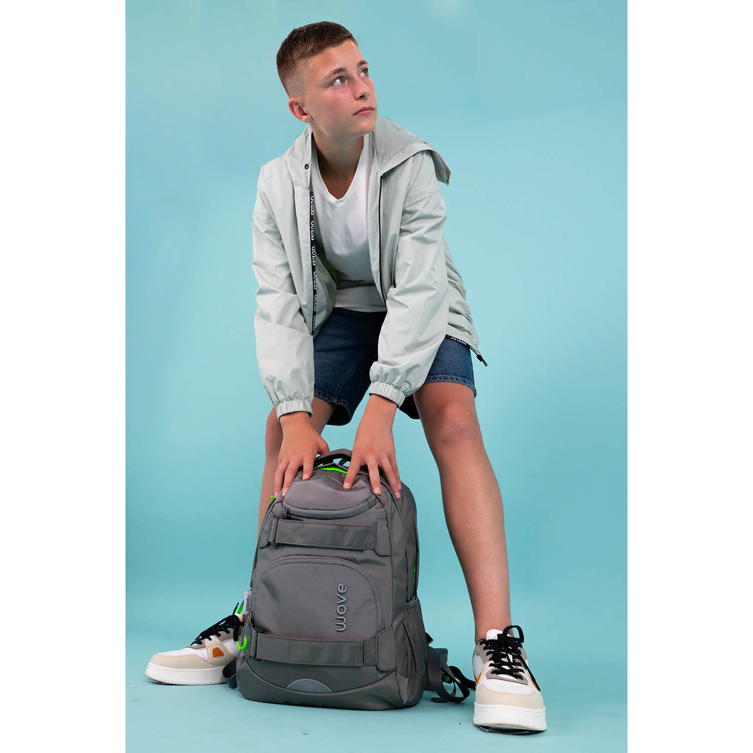 Rucksack Infinity Move Schulrucksack "Lime Grey" Rucksack Infinity Move Schulrucksack "Lime Grey"