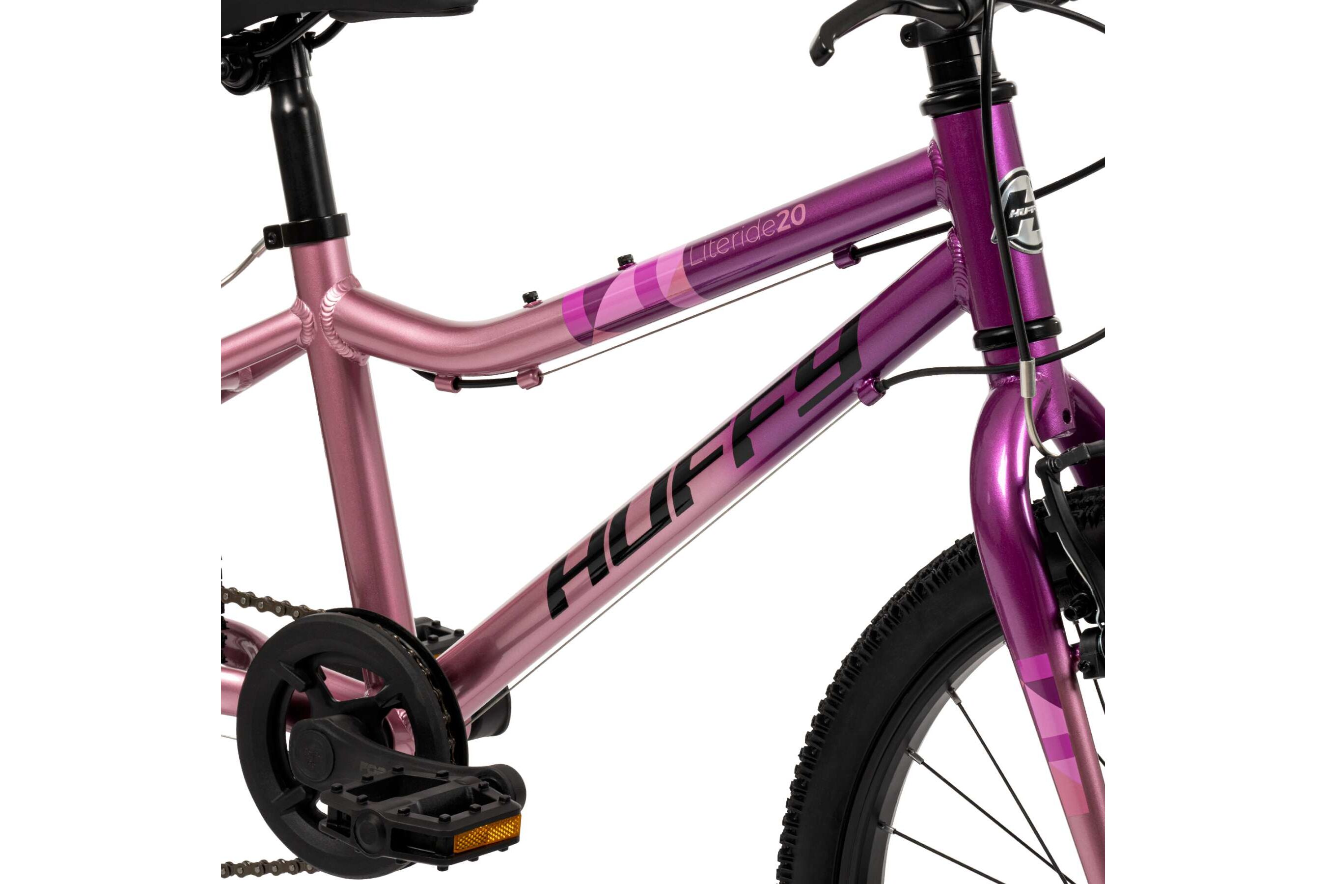 Volare Kinderfahrrad Literide für Mädchen 20 Zoll Kinderrad in Lila-Rosa, 7 Gänge