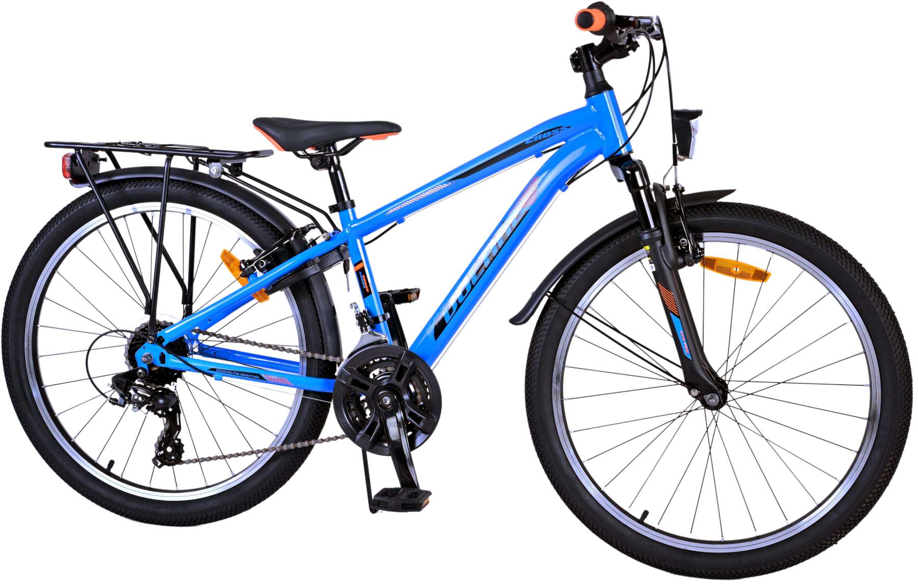 Kinderfahrrad Cross für Jungen 24 Zoll Kinderrad in Blau 18-Gänge Kinderfahrrad Cross für Jungen 24 Zoll Kinderrad in Blau 18-Gänge