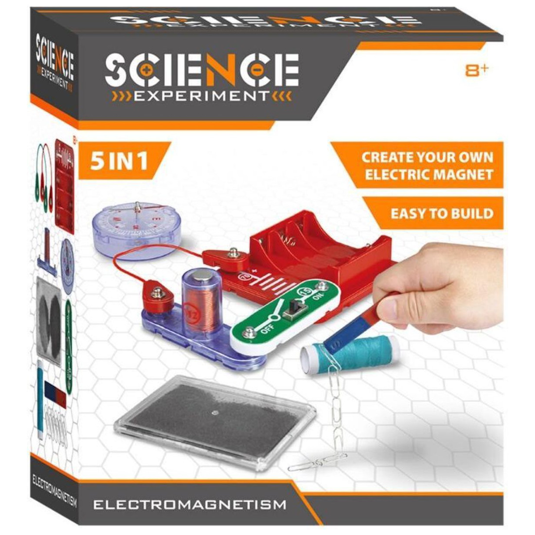 Wissenschaft Elektromagnetismus baue einen Elektromagnet Wissenschaft Elektromagnetismus baue einen Elektromagnet
