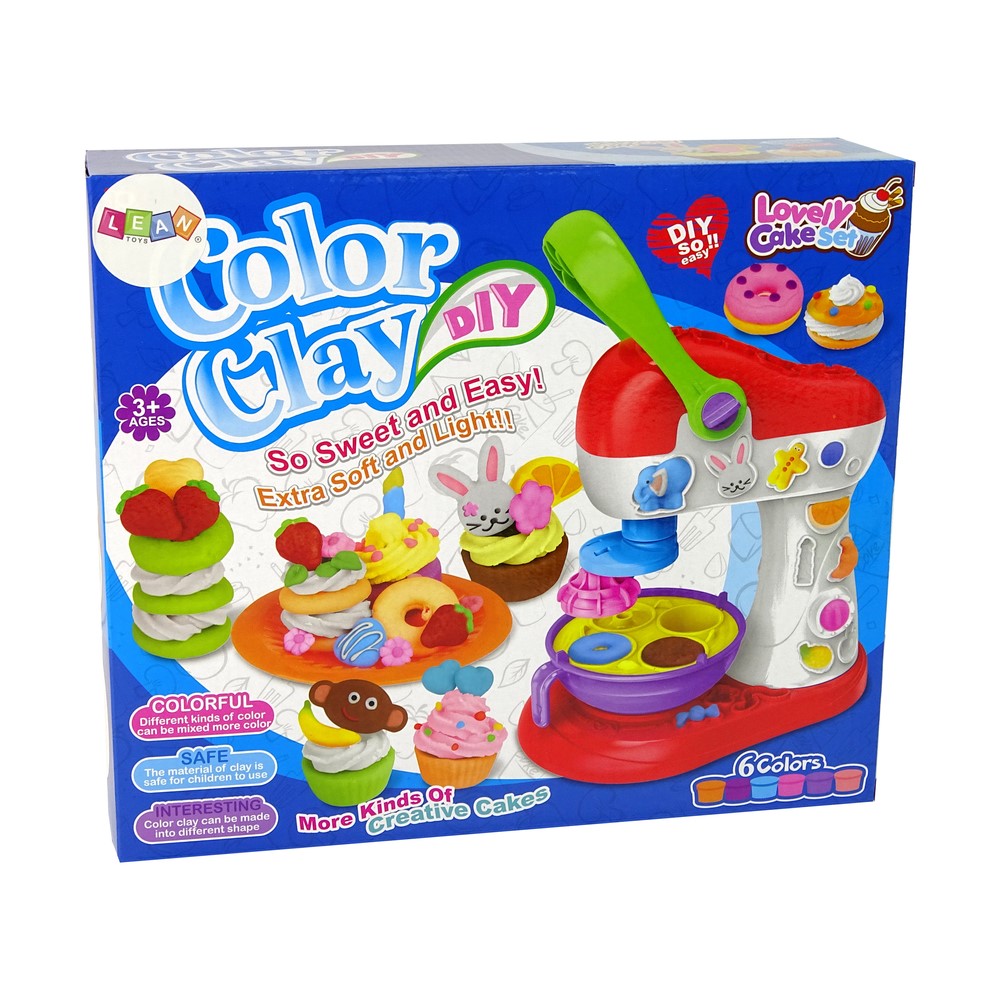 Knete mit Zubehör Cupcakes 6 Farben Spielknete