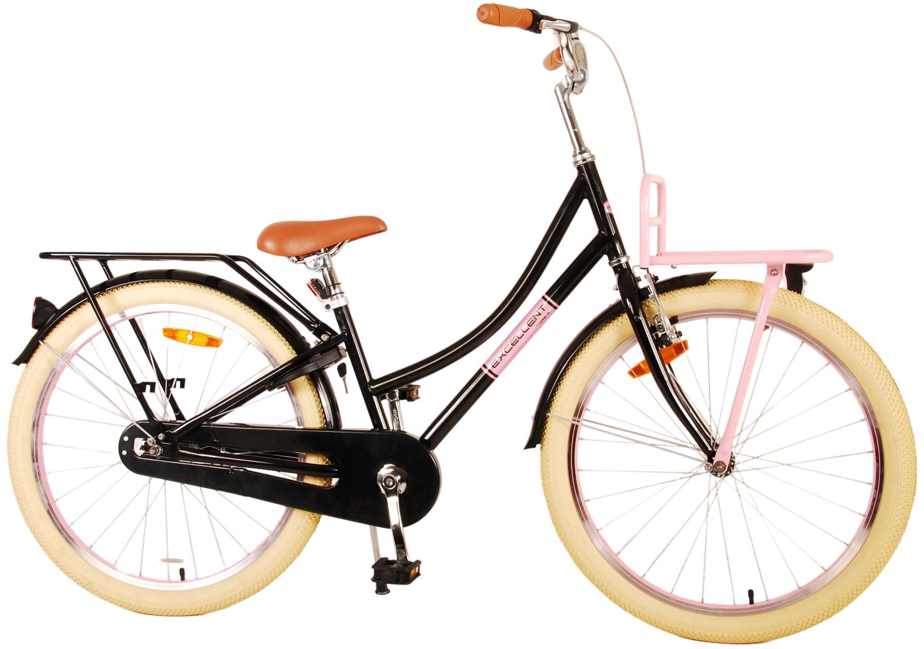 Kinderfahrrad Excellent Fahrrad für Mädchen 24 Zoll Kinderrad Schwarz Kinderfahrrad Excellent Fahrrad für Mädchen 24 Zoll Kinderrad Schwarz