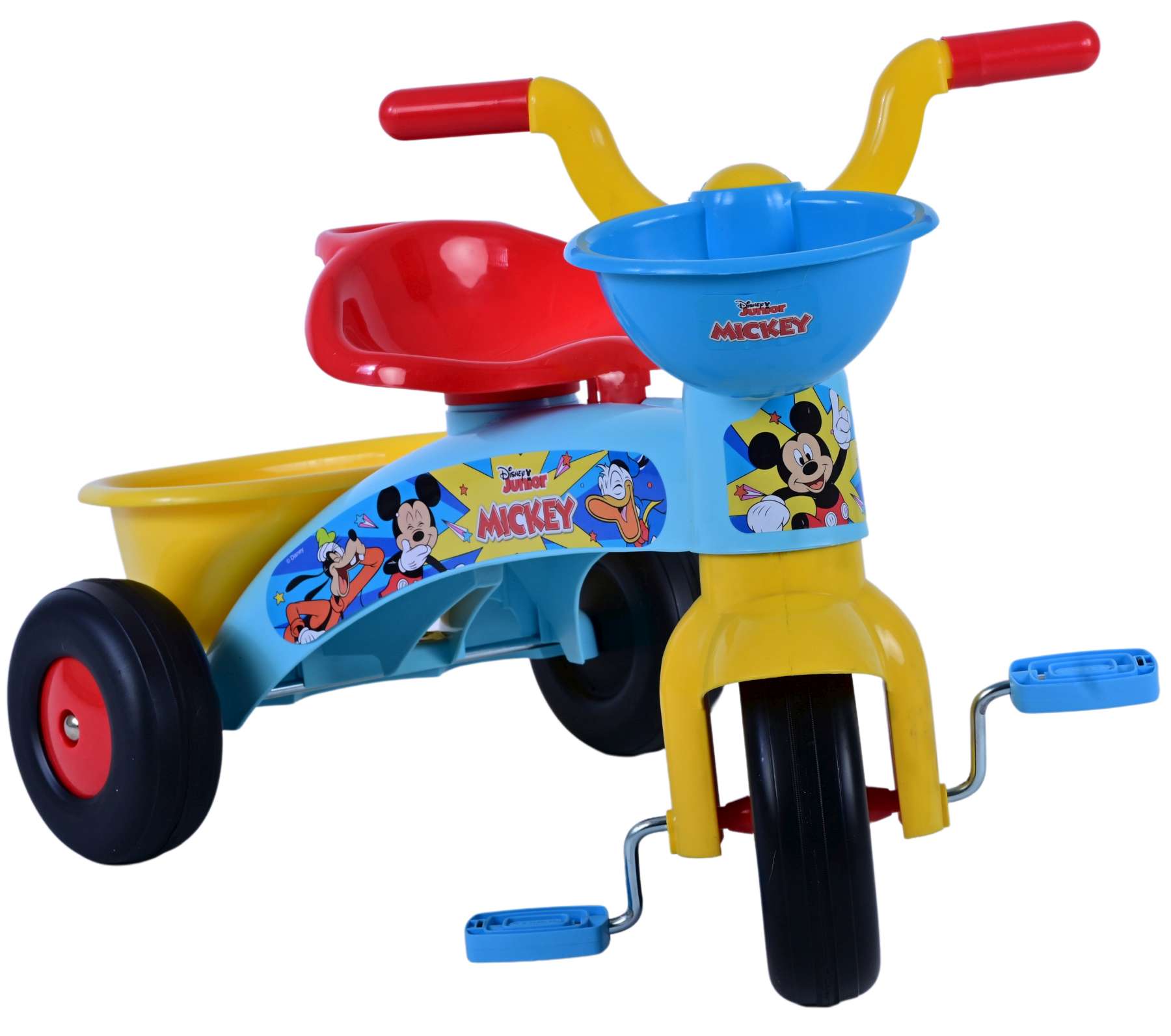 Dreirad Disney Mickey Fahrrad für Jungen Kinderrad in Rot
