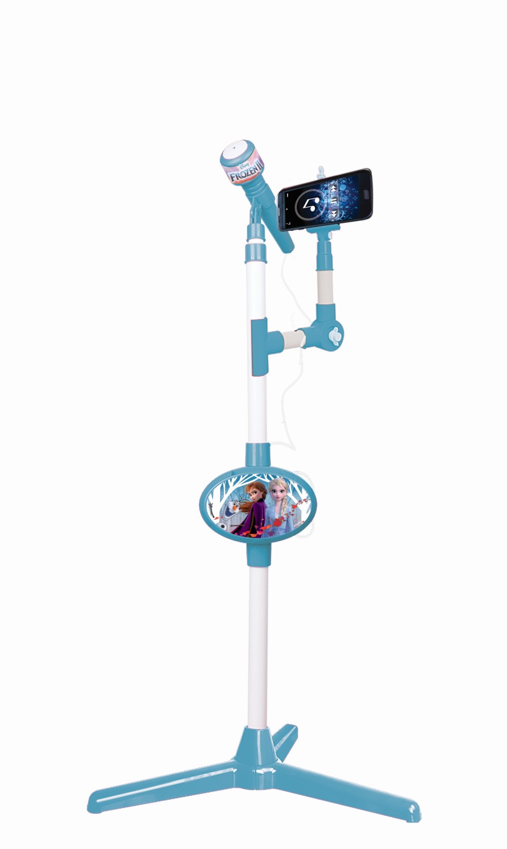 Karaoke Disney Frozen Die Eiskönigin Mikrofon mit leuchtendem Ständer