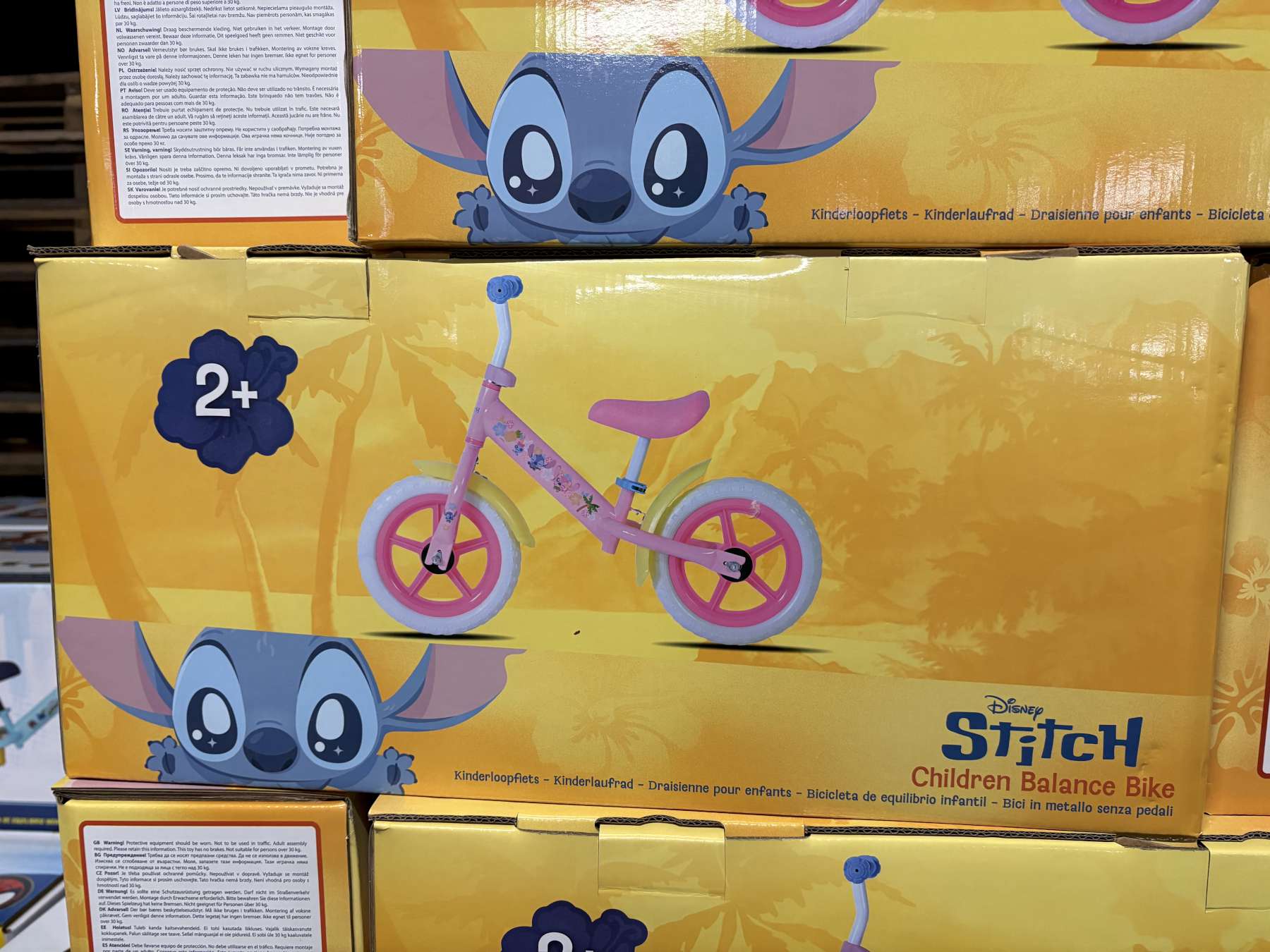 Volare Laufrad Disney Stitch 12 Zoll aus Metall, Kinderlaufrad ab 2 Jahren mit verstellbarem Sattel Volare Laufrad Disney Stitch 12 Zoll aus Metall, Kinderlaufrad ab 2 Jahren mit verstellbarem Sattel