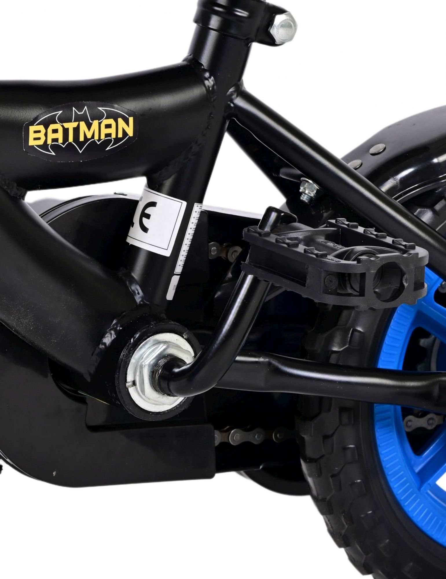 Kinderfahrrad Batman Fahrrad für Jungen 10 Zoll Kinderrad in Schwarz