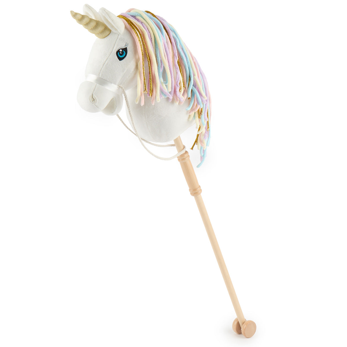 Steckentier Einhorn Rainbow weiß