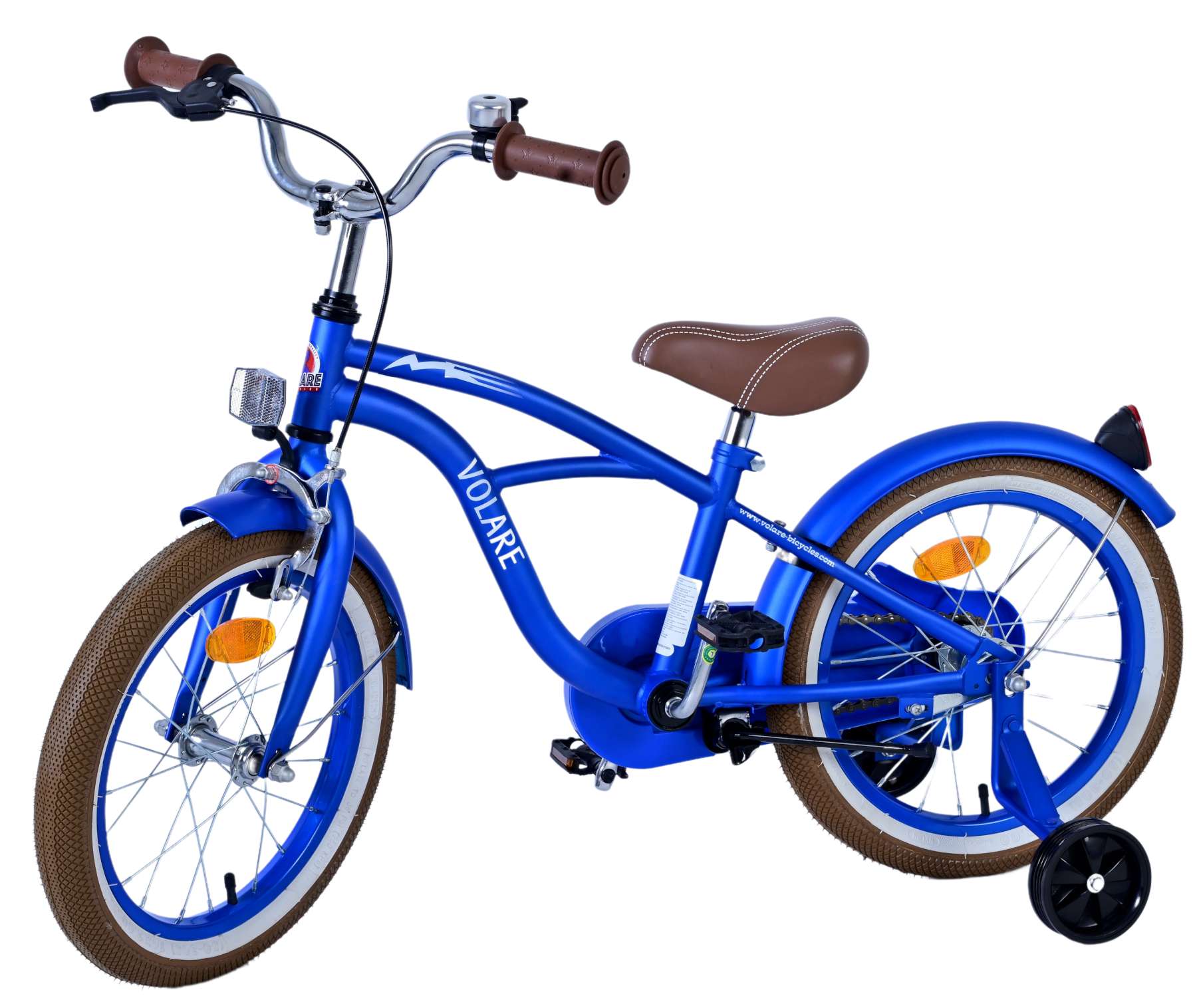 Kinderfahrrad Black Cruiser für Jungen 16 Zoll Kinderrad in Blau