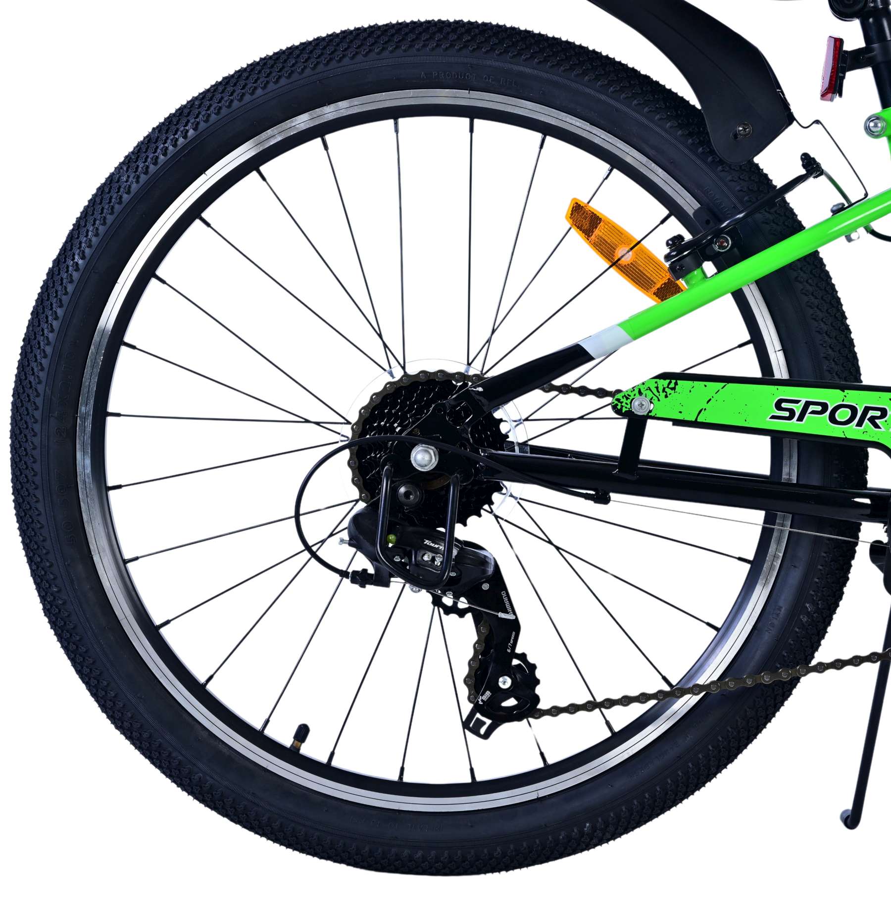 Kinderfahrrad Sportivo für Jungen 24 Zoll Kinderrad in Grün 7-Gänge Kinderfahrrad Sportivo für Jungen 24 Zoll Kinderrad in Grün 7-Gänge