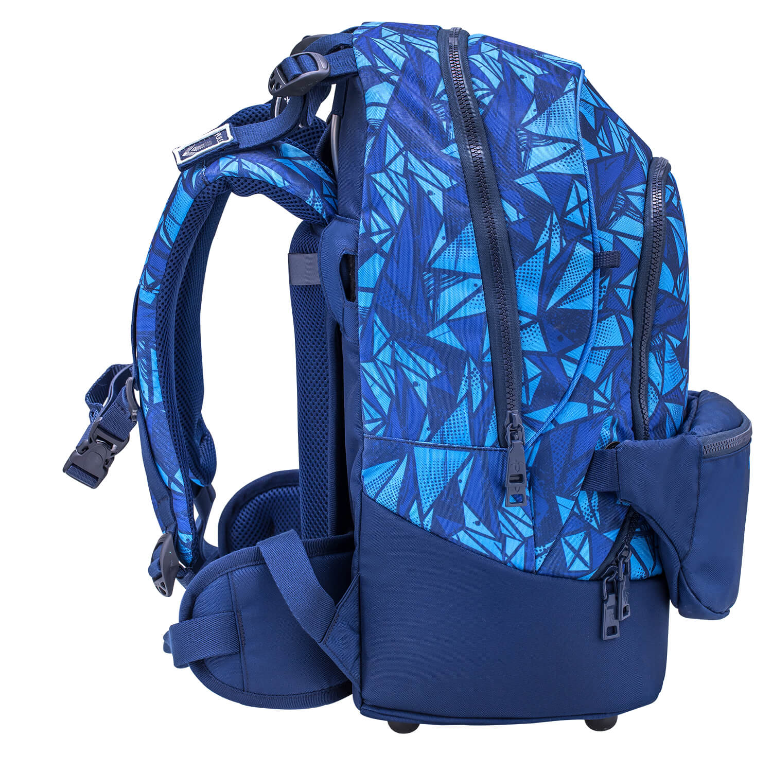 2-IN-1 Schultasche & Gürteltasche 2-Teile Ranzen Glacier Blue Rucksack