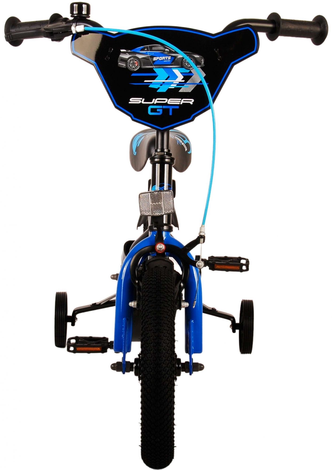 Kinderfahrrad Super GT für Jungen 12 Zoll Kinderrad in Blau Fahrrad