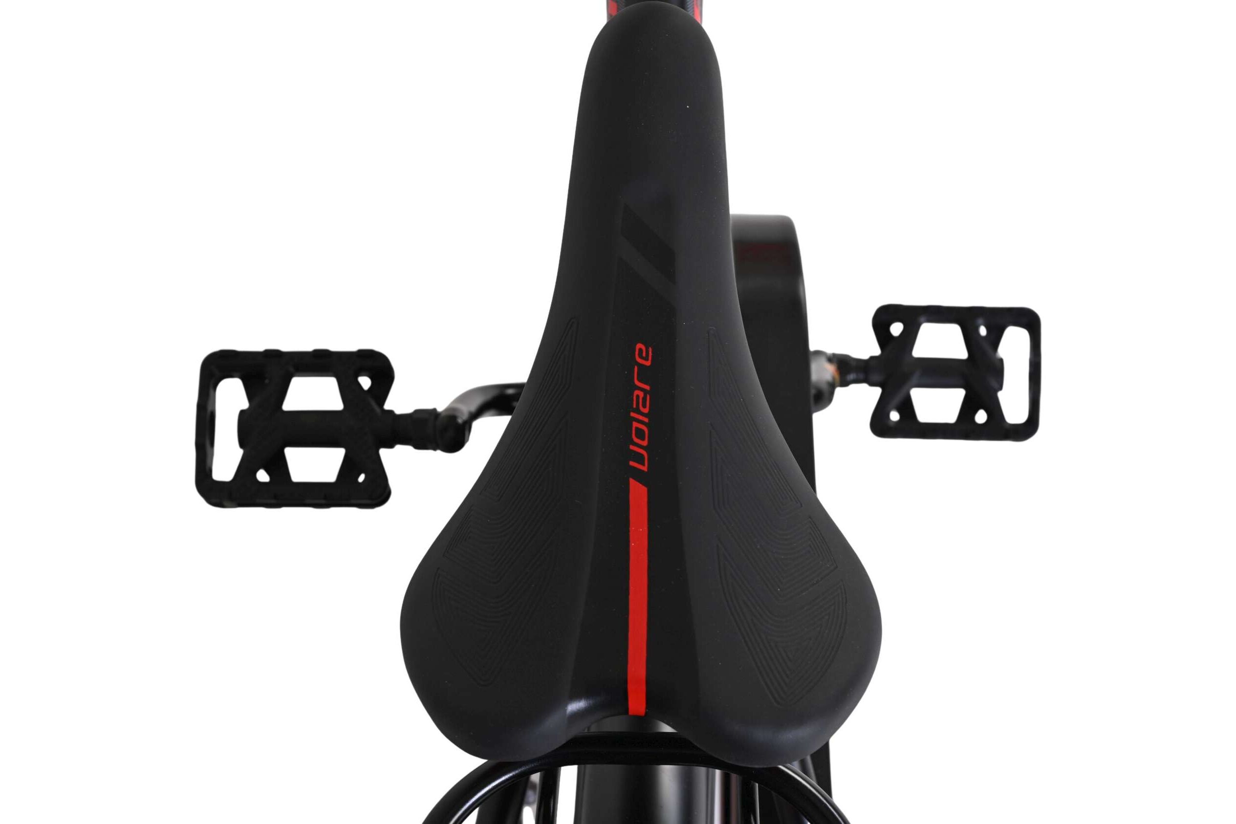 Volare Kinderfahrrad Thombike für Jungen 14 Zoll Kinderrad in Schwarz Rot