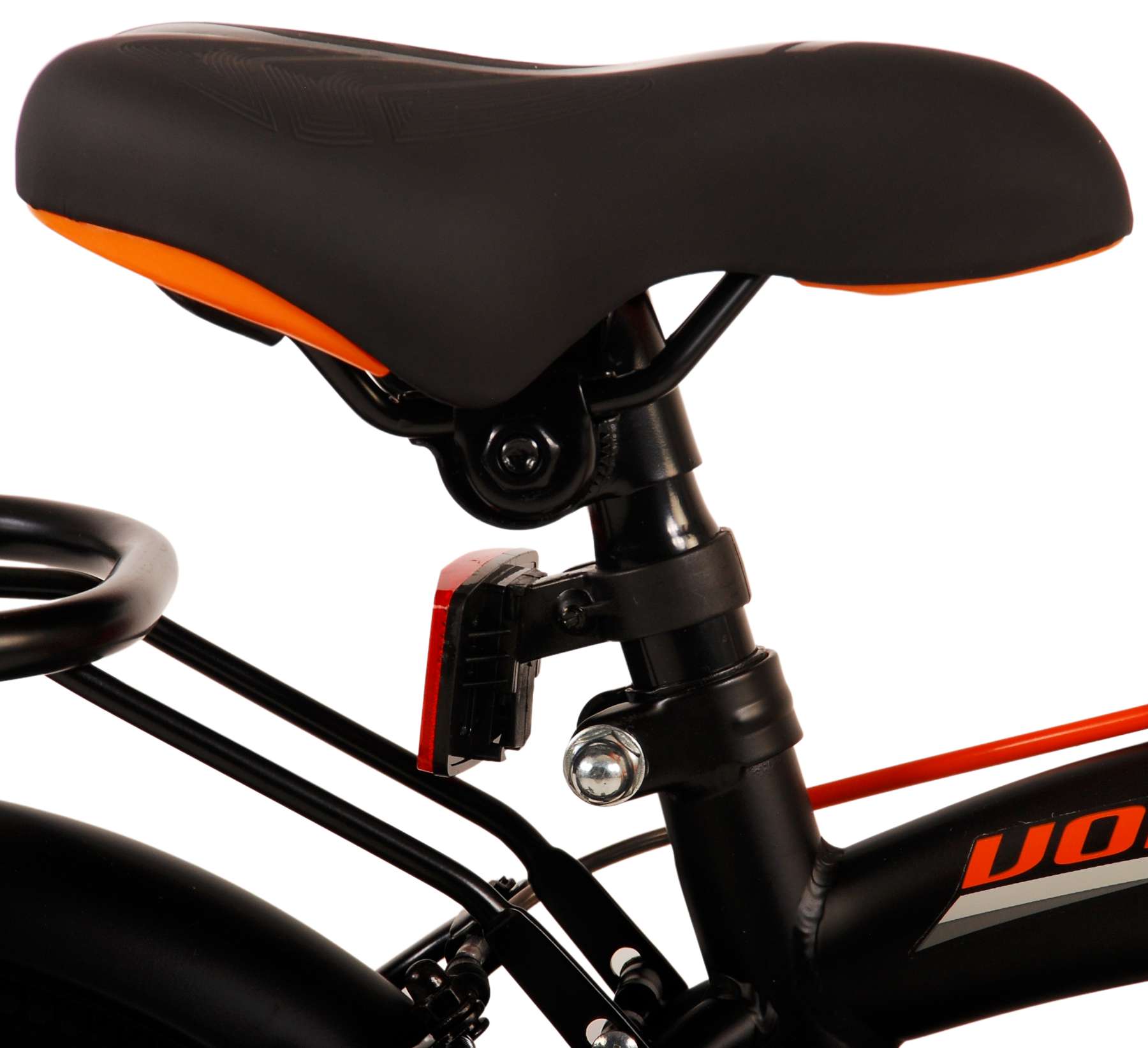 Kinderfahrrad Thombike für Jungen 14 Zoll Kinderrad in Schwarz Orange