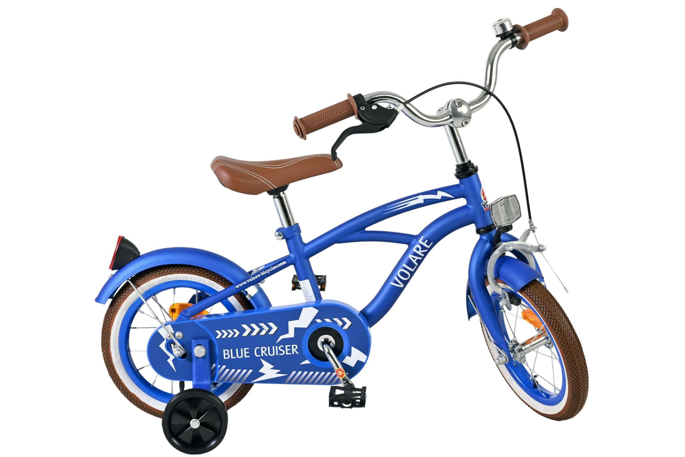 Volare Kinderfahrrad Blue Cruiser für Jungen 12 Zoll Kinderrad in Blau, 85 % zusammengebaut Volare Kinderfahrrad Blue Cruiser für Jungen 12 Zoll Kinderrad in Blau, 85 % zusammengebaut