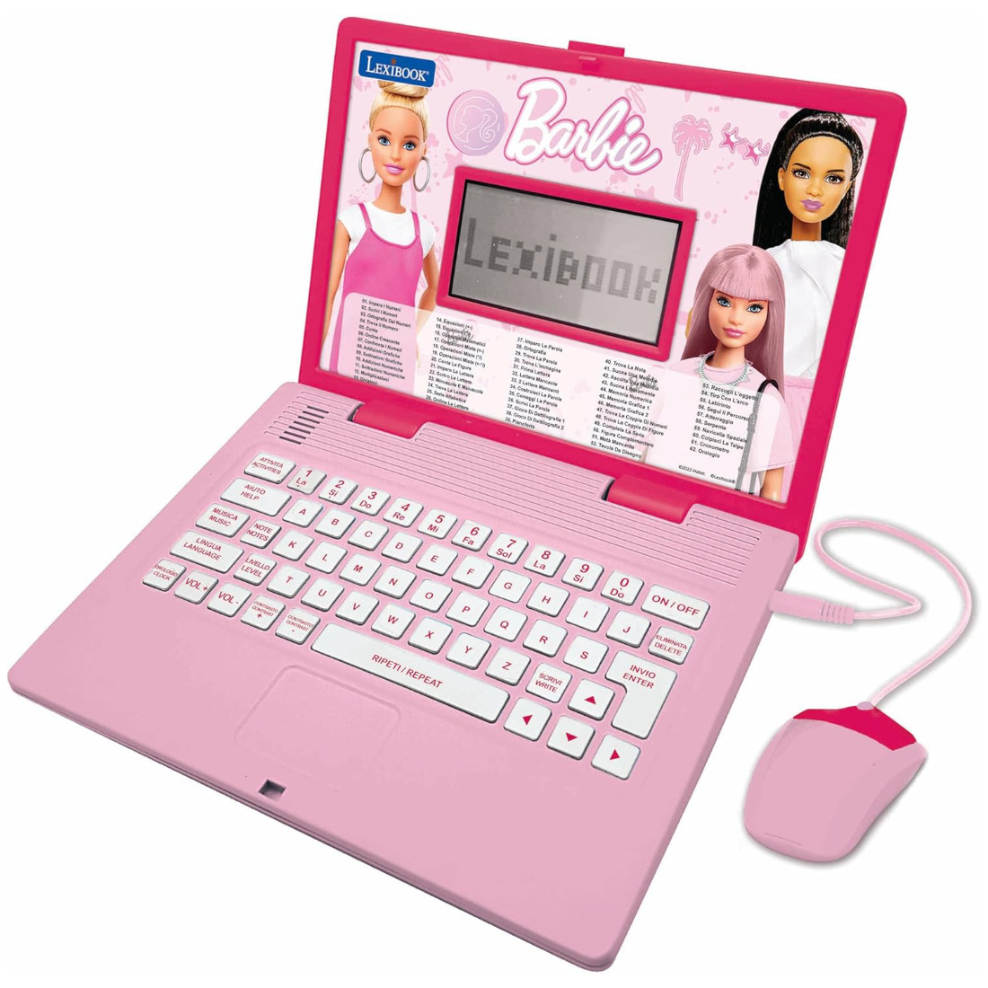 Barbie Lern-Notebook Laptop Lernen und Spielen