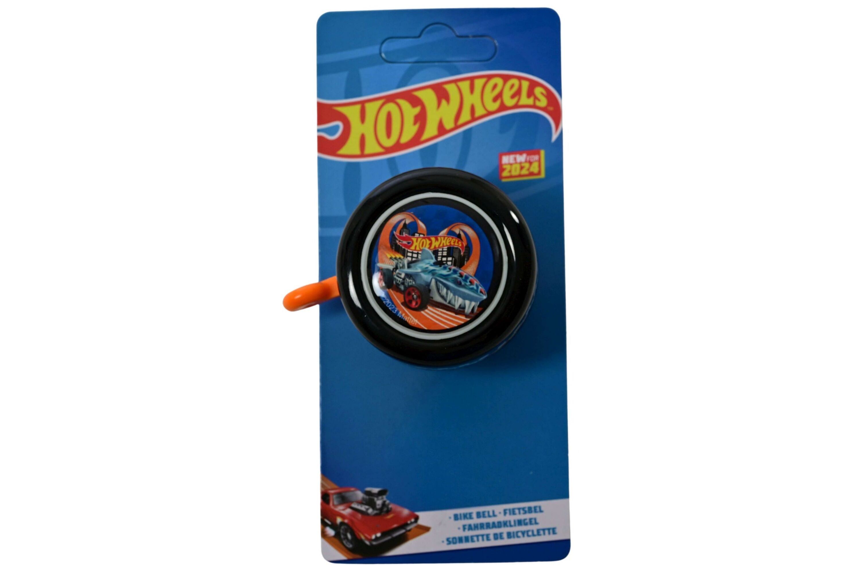 Volare Hot Wheels Fahrradklingel – Jungen – Orange – Schwarz