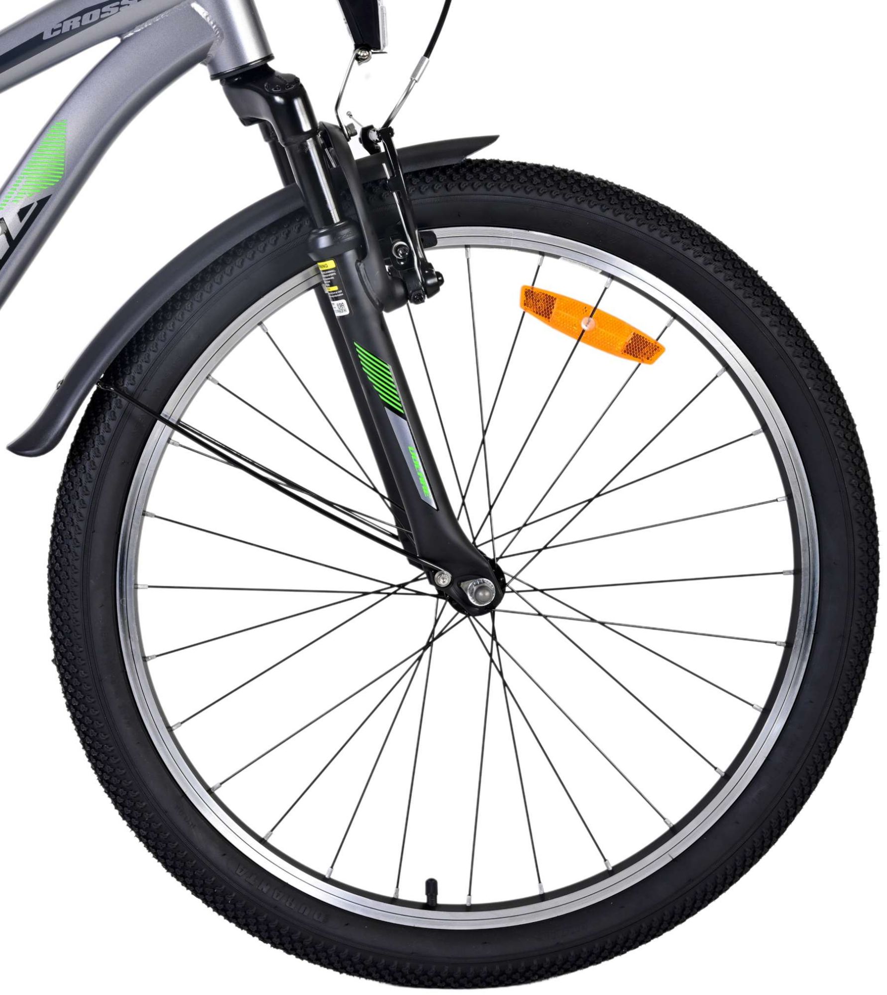 Kinderfahrrad Cross für Jungen 24 Zoll Kinderrad in Dunkelgrau Kinderfahrrad Cross für Jungen 24 Zoll Kinderrad in Dunkelgrau