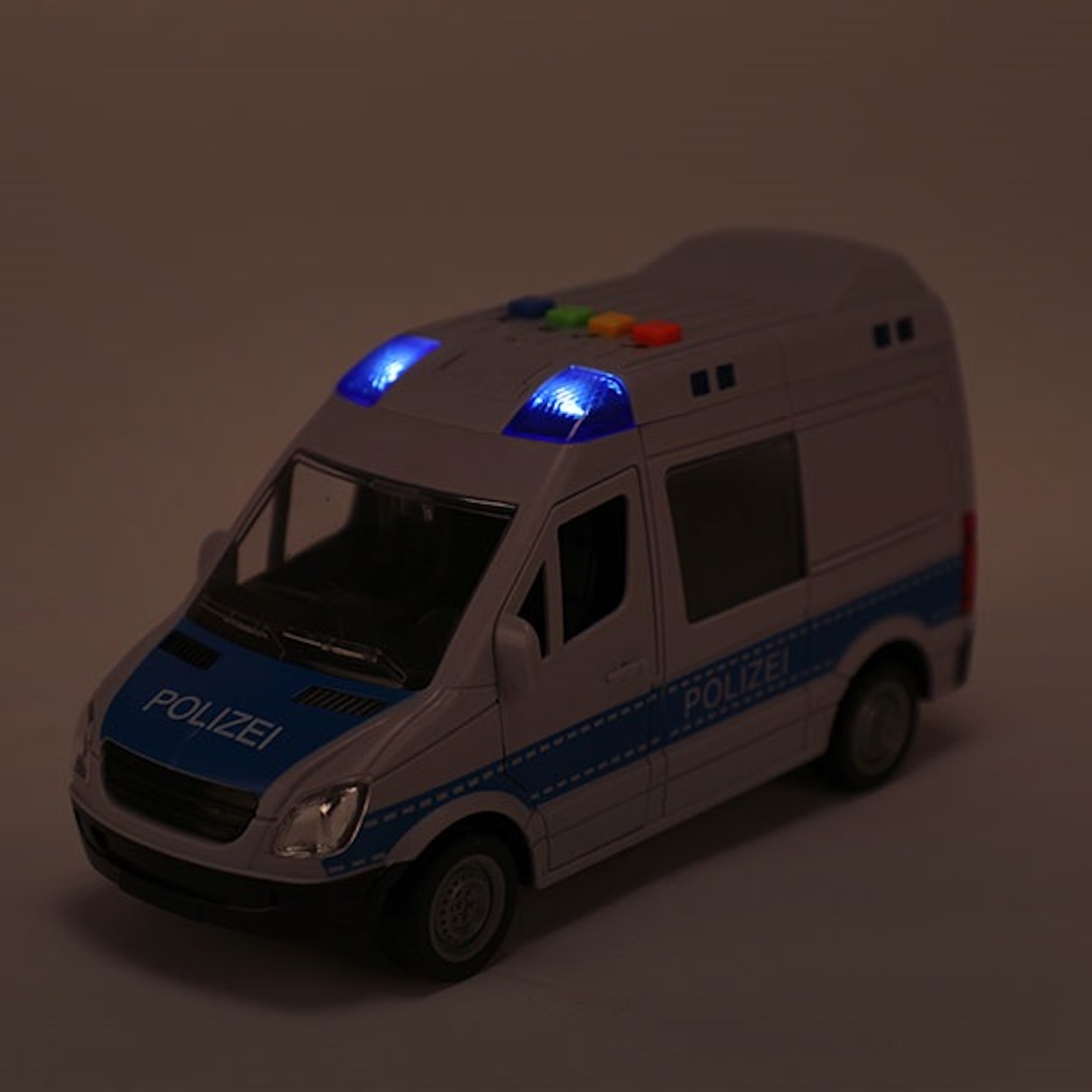 Polizeibus mit Licht Sound und Türen zum öffnen