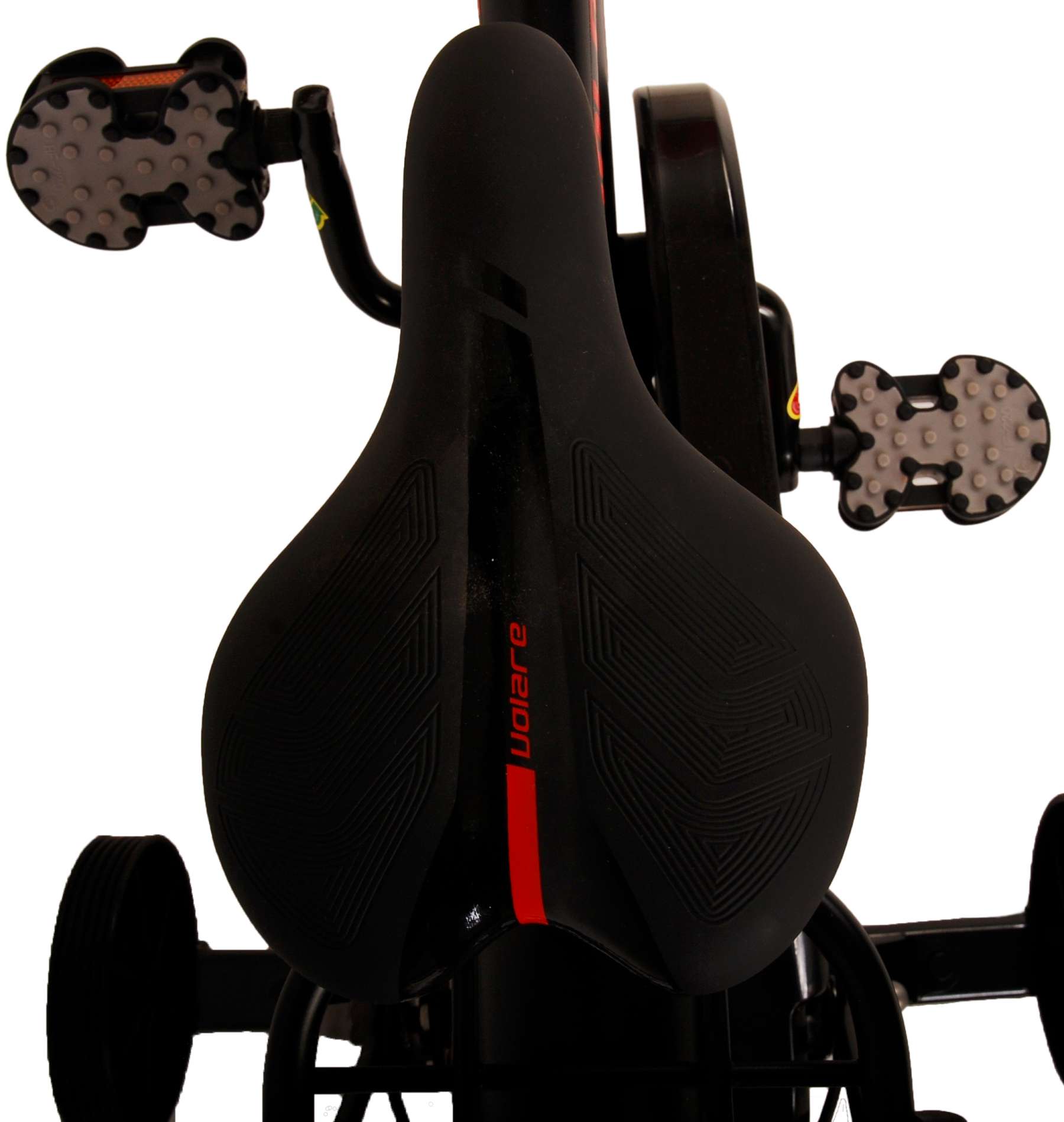 Kinderfahrrad Thombike für Jungen 12 Zoll Kinderrad in Schwarz Rot