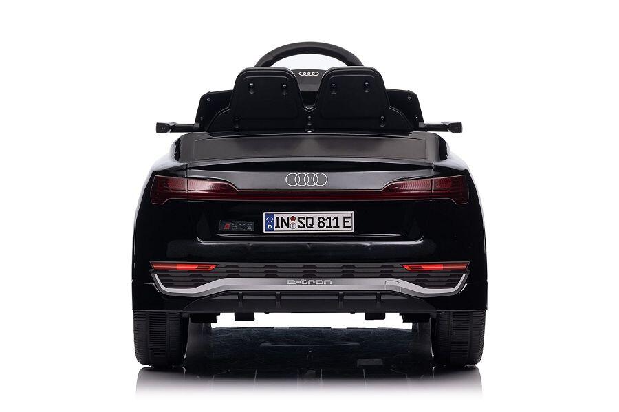 ES-Toys Kinderfahrzeug – Elektro Auto „Audi SQ8“ – lizenziert – 12V Akku und 2 Motoren- 2,4Ghz + MP3 + Leder + EVA – Blau