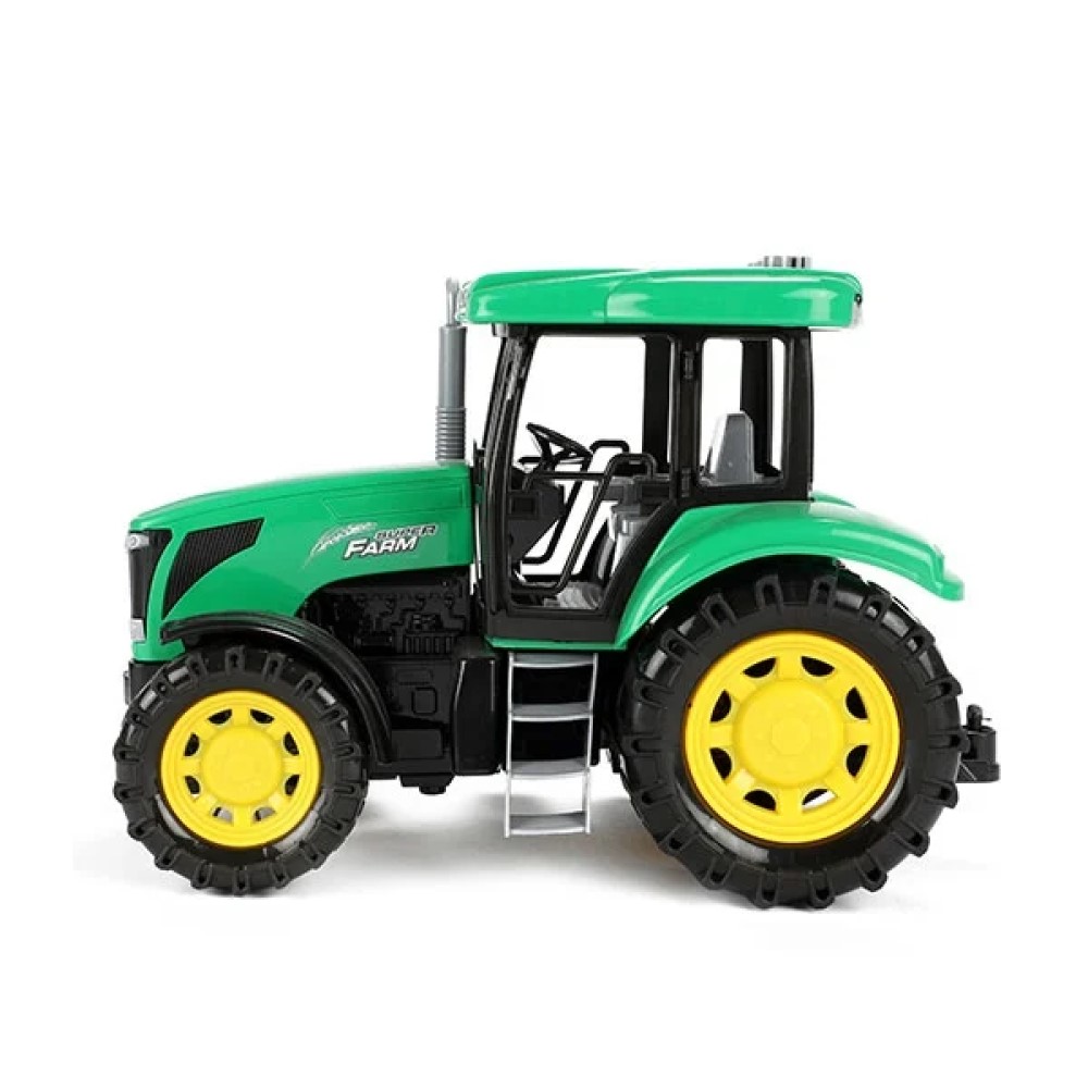 Traktor 27 cm DeLuxe Trecker grün mit Licht und Ton Schlepper 